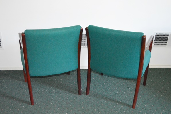 Four Upholstered Armchairs by Chromcraft