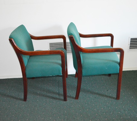 Four Upholstered Armchairs by Chromcraft