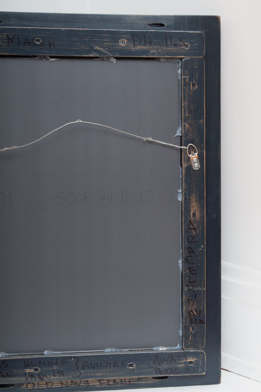 David Marsh "Old Navy Frame" Hand Painted Wall Mirror