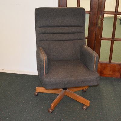 Carolina Seating Company Gray Upholstered Office Chair