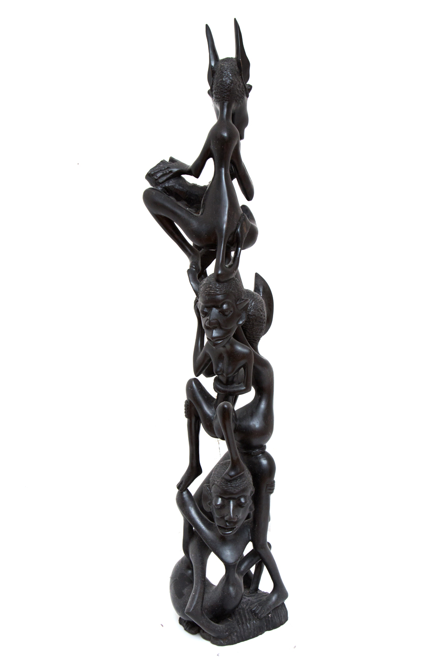 Njudi Hand Carved Ebony Sculpture