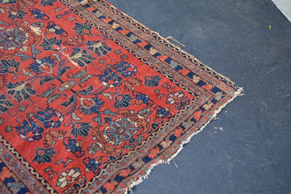 Semi-Antique Mehriban Wool Accent Rug