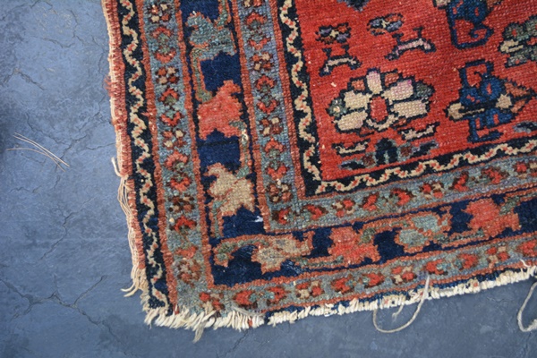 Semi-Antique Mehriban Wool Accent Rug