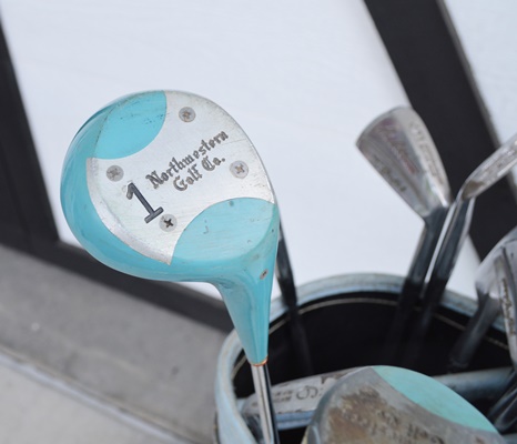 Two Sets of Golf Clubs and Golf Bags