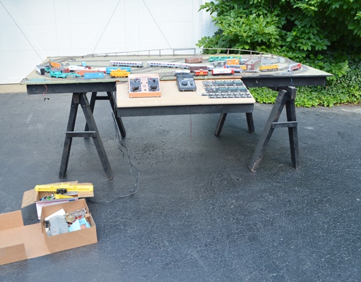Electric Train Collection and Large Train Table