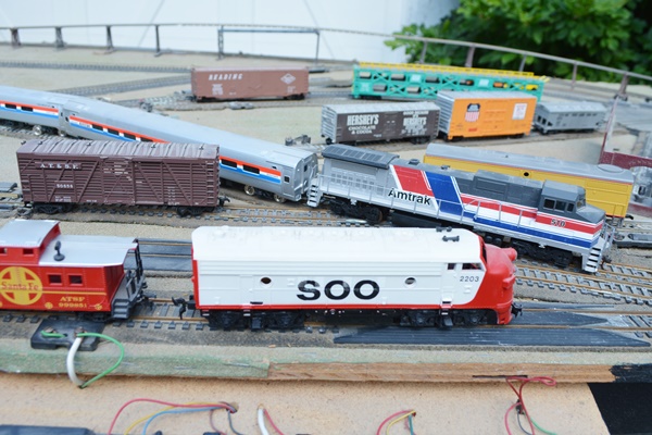 Electric Train Collection and Large Train Table
