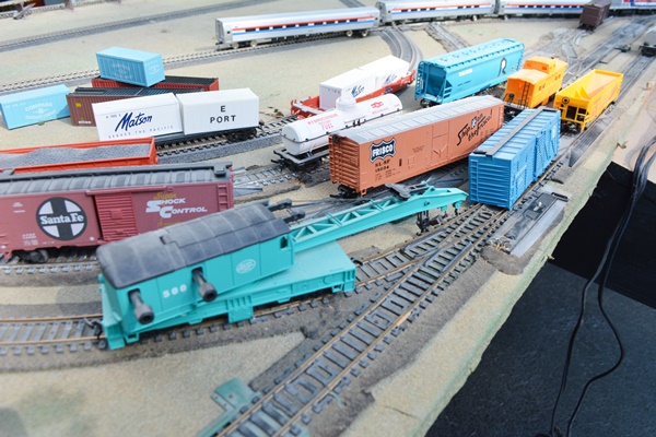 Electric Train Collection and Large Train Table