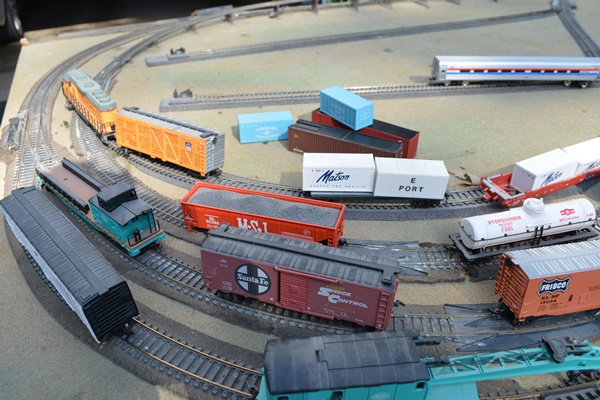 Electric Train Collection and Large Train Table