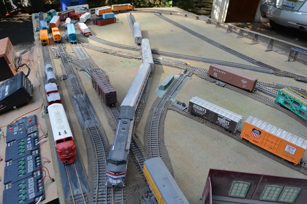 Electric Train Collection and Large Train Table