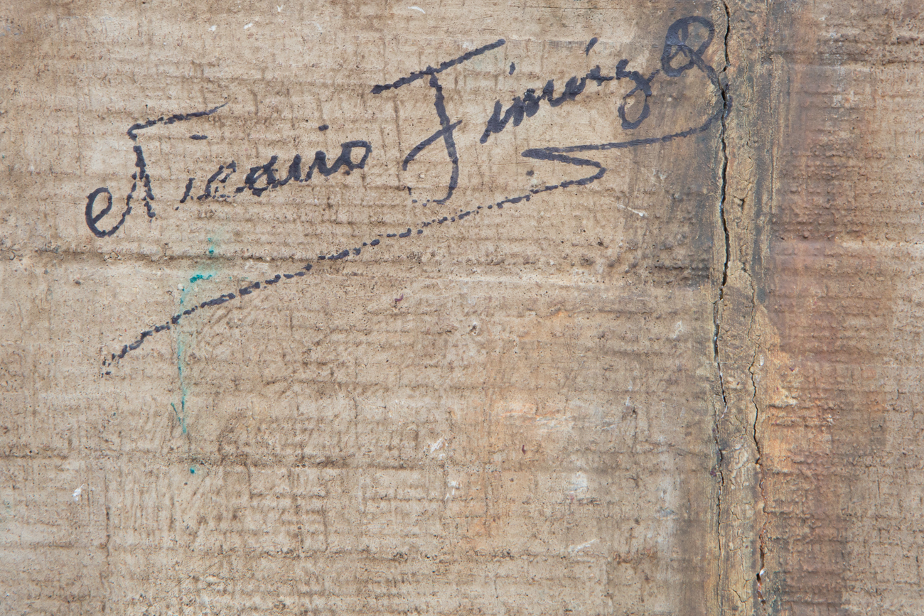 Claudio Jimenez Quispe Handmade "Mask Makers Shop" Peruvian Retablo Sculpture