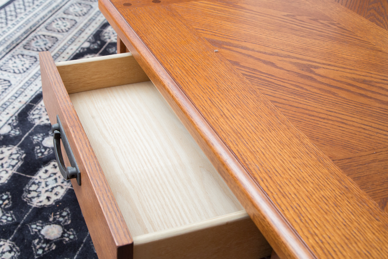 Arts And Crafts Style Oak Coffee Table