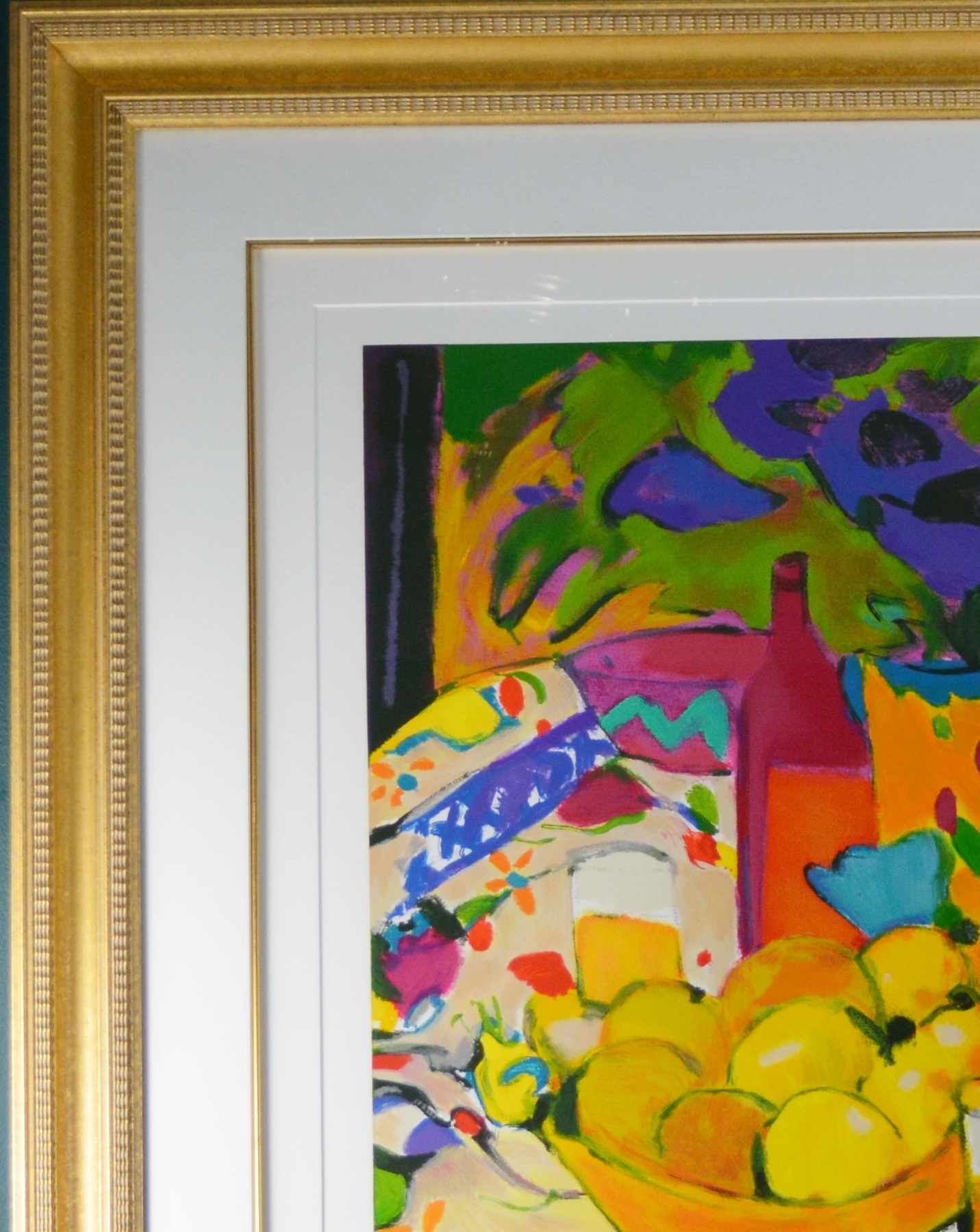 Manuel Anoro "Bodegon Con Mentel" Limited Edition Serigraph