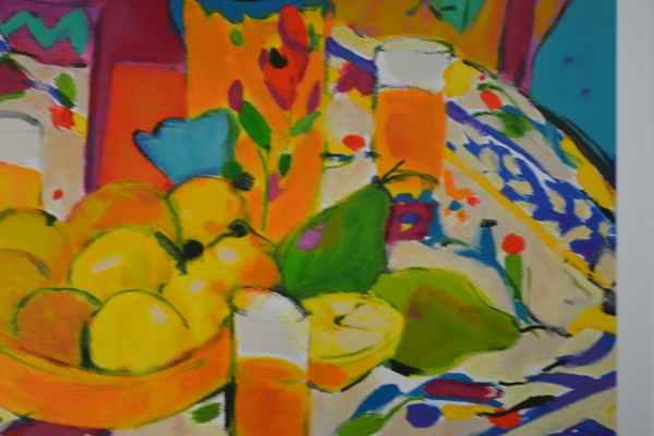 Manuel Anoro "Bodegon Con Mentel" Limited Edition Serigraph