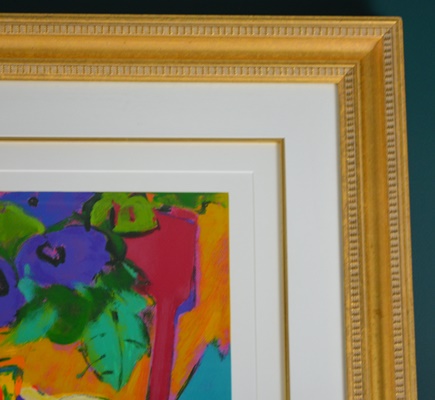 Manuel Anoro "Bodegon Con Mentel" Limited Edition Serigraph