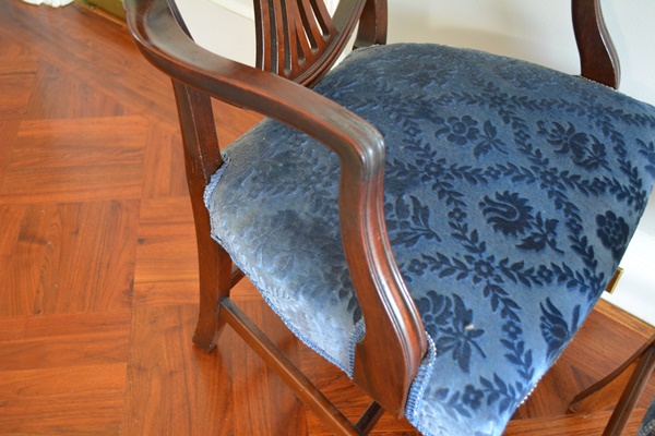 Antique Hepplewhite Dining Chair Set by Schmieg & Kotzian