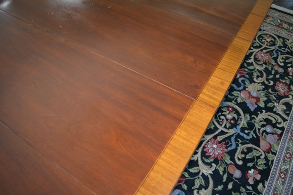 Vintage Duncan Phyfe Style Dining Room Table