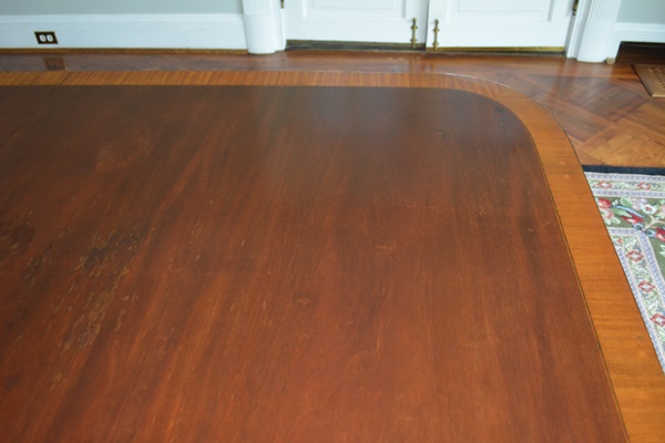 Vintage Duncan Phyfe Style Dining Room Table