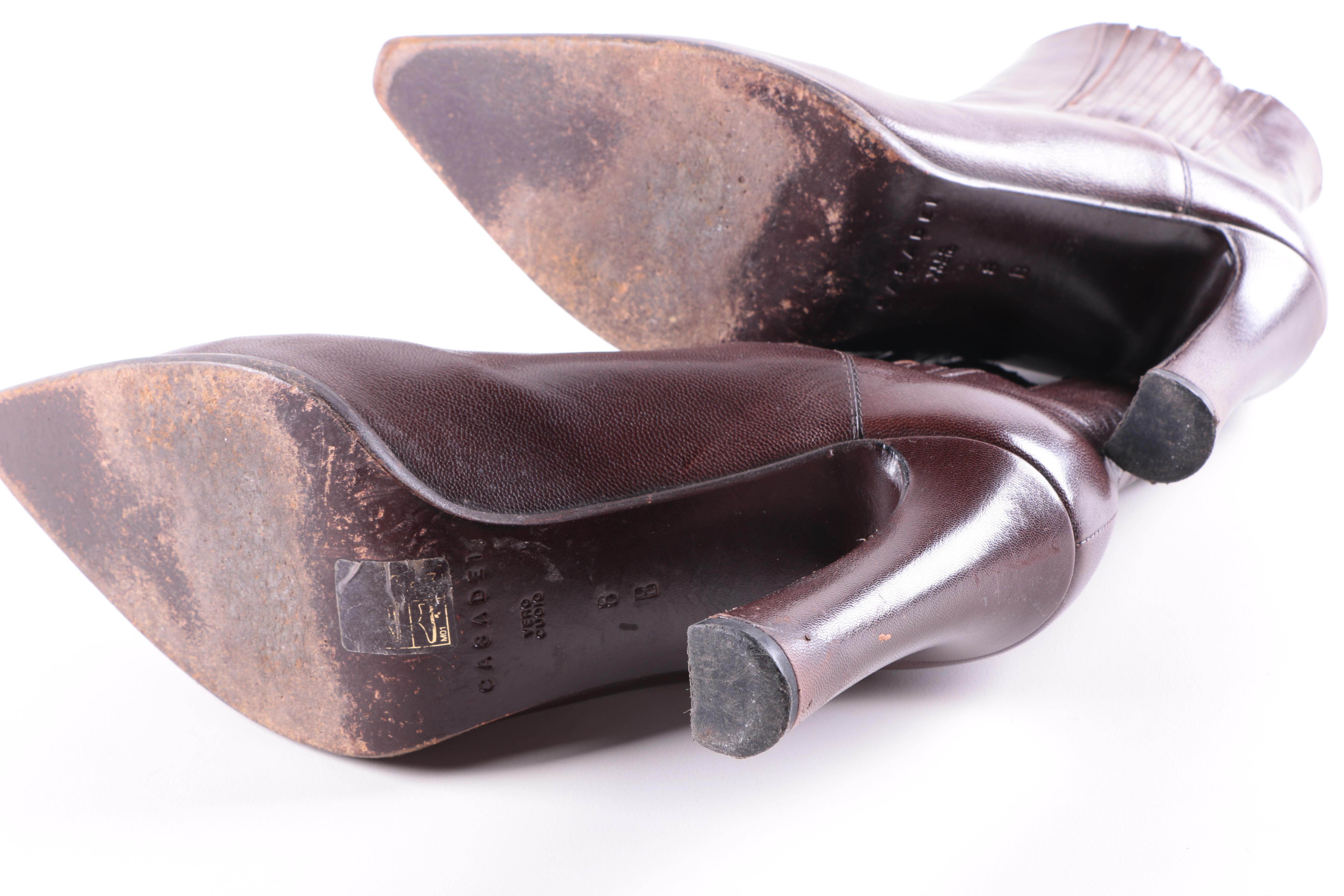 Casadei Leather Boots