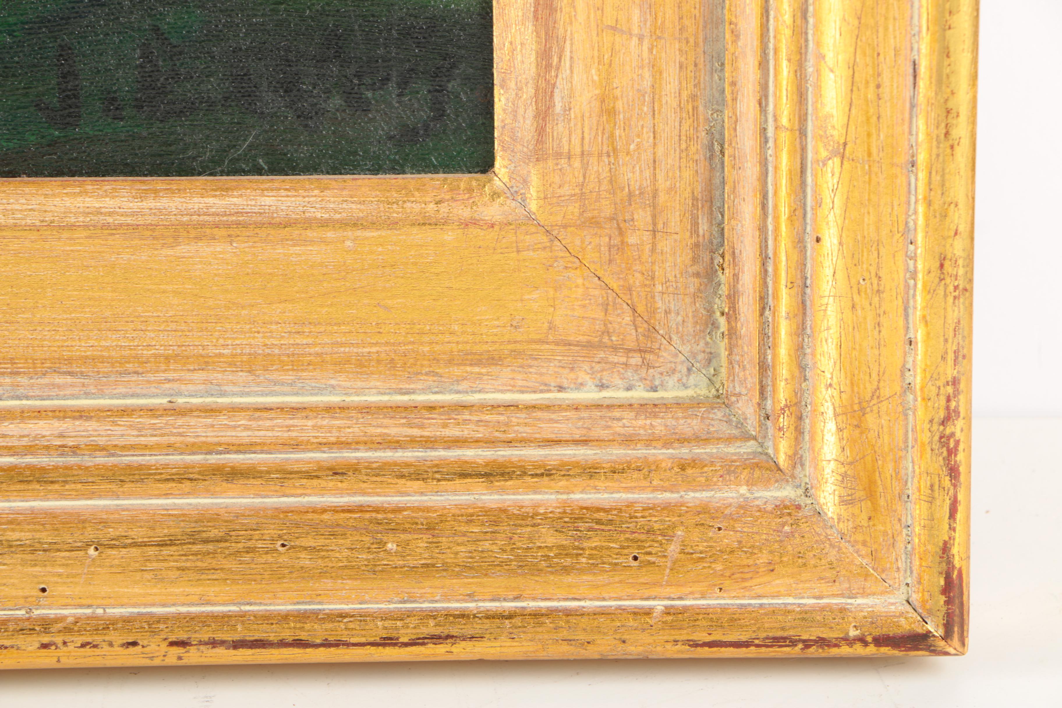 John Ellsworth Weis Oil Painting on Canvas "Lobster Fishing"