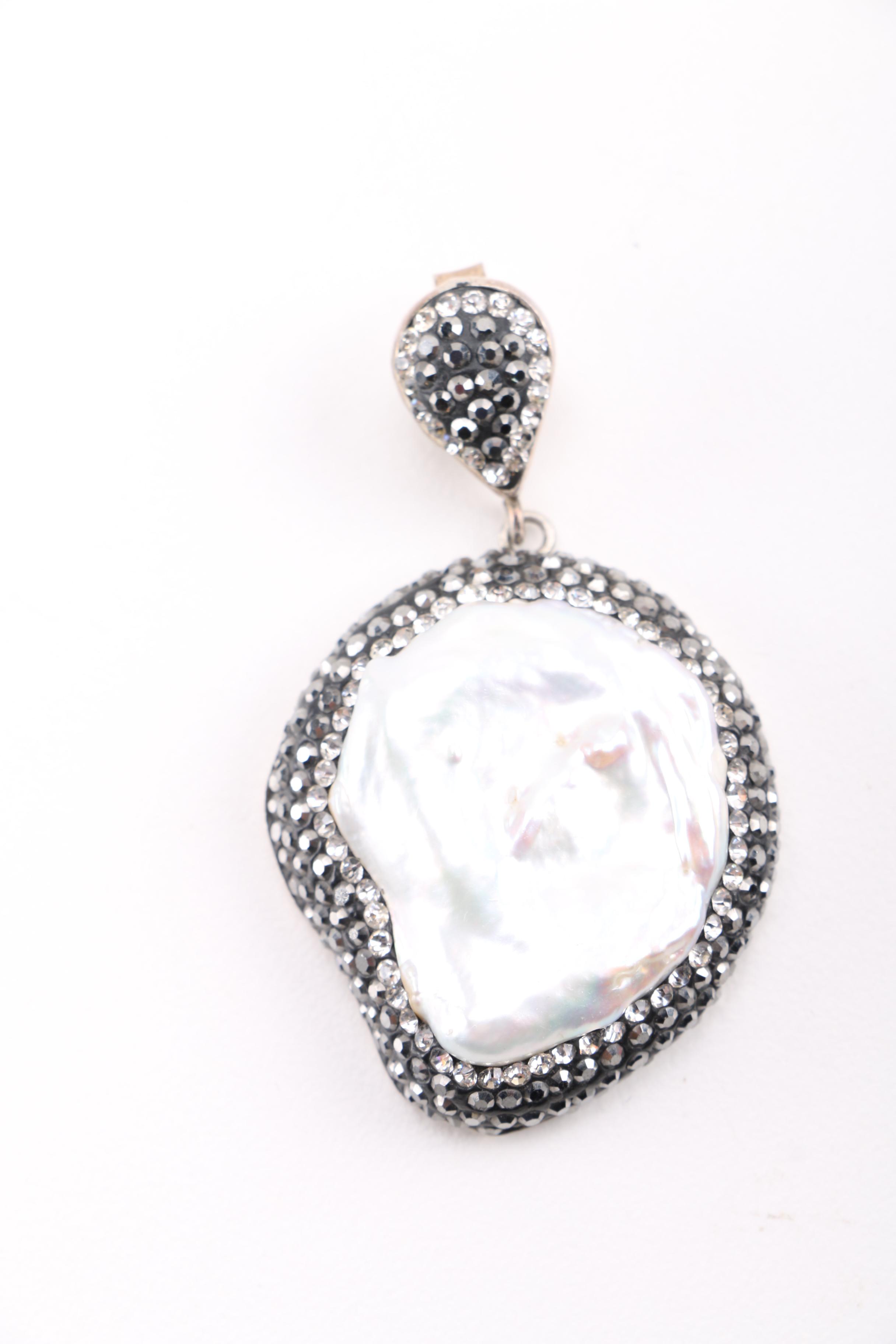 Sterling Silver Jewelry with Marcasite and Topaz Accents