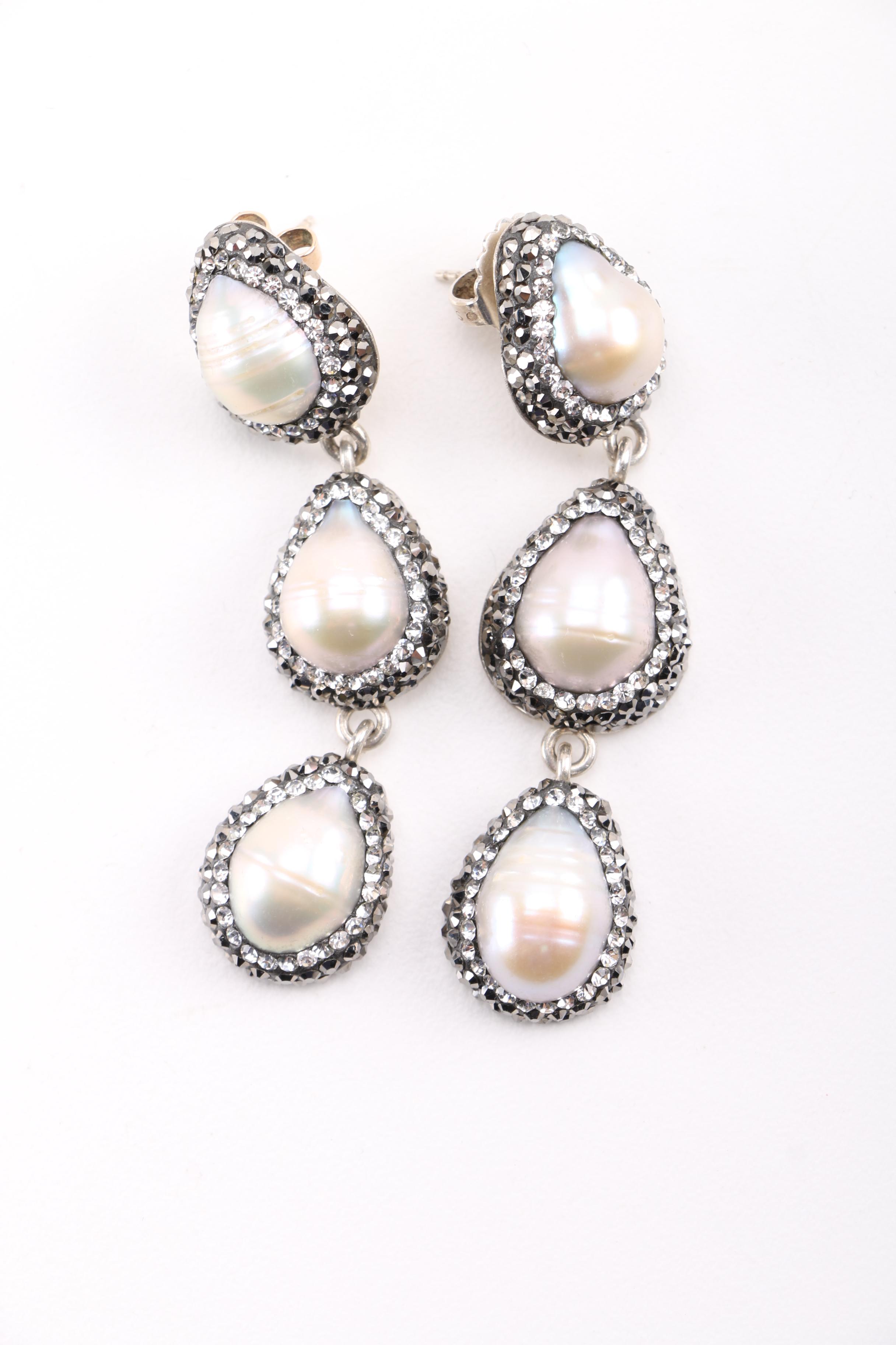 Sterling Silver Jewelry with Marcasite and Topaz Accents