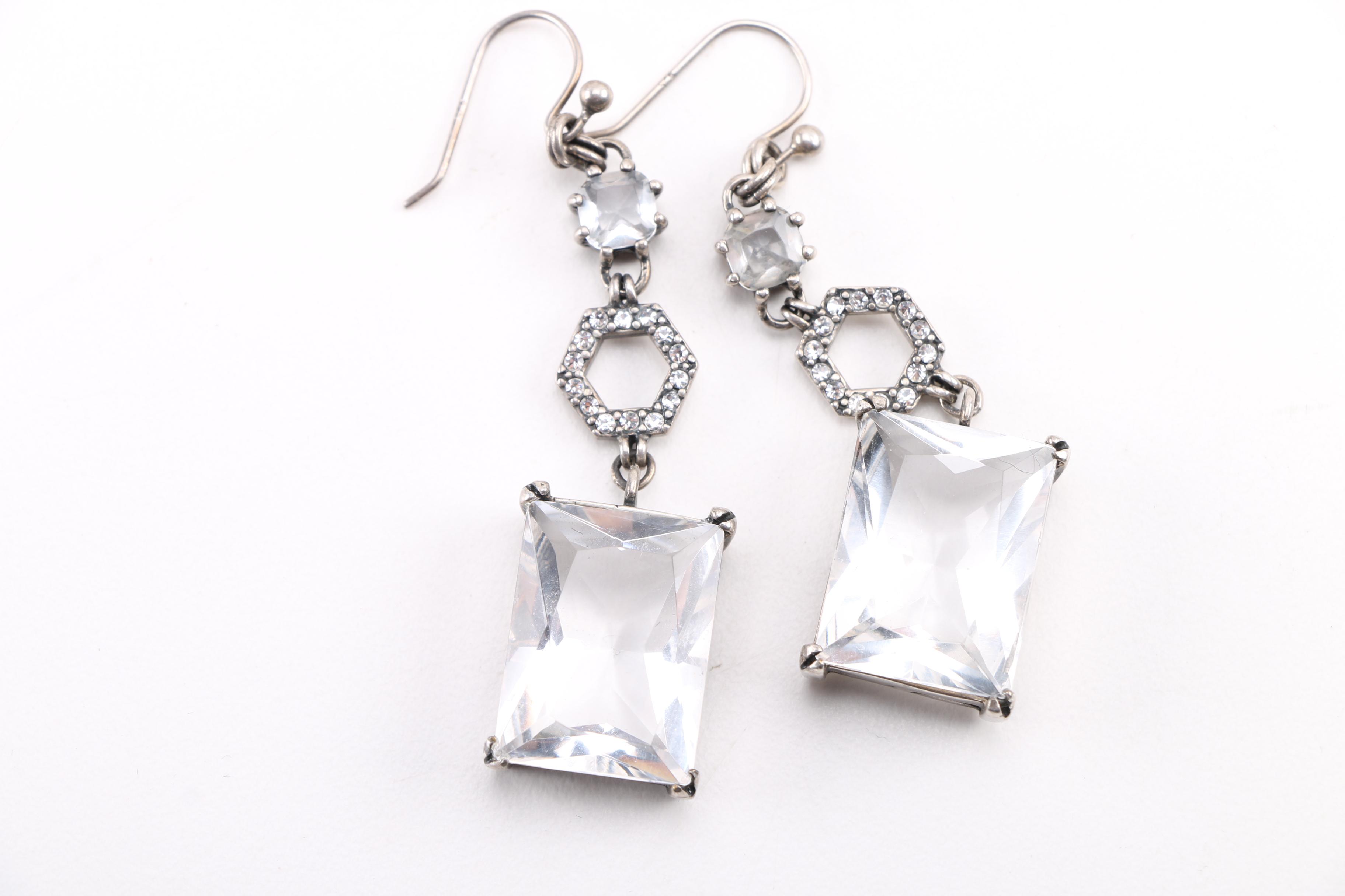 Sterling Silver Jewelry with Marcasite and Topaz Accents