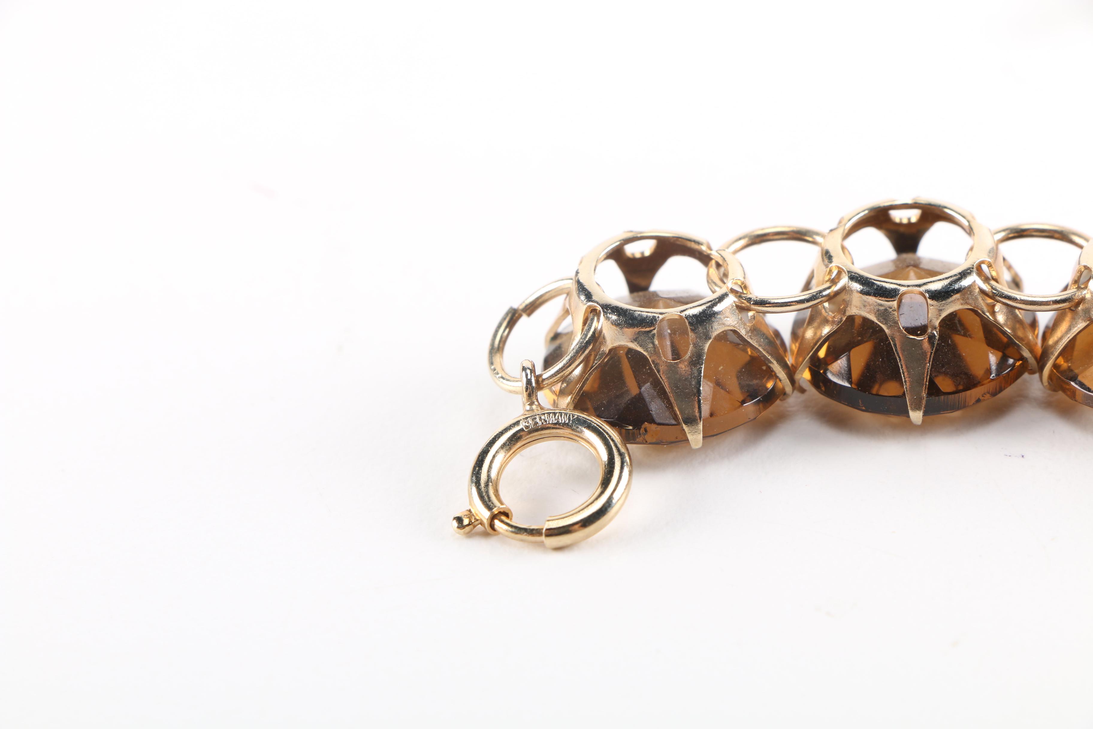 Vintage Beaded and Gold Tone Costume Jewelry