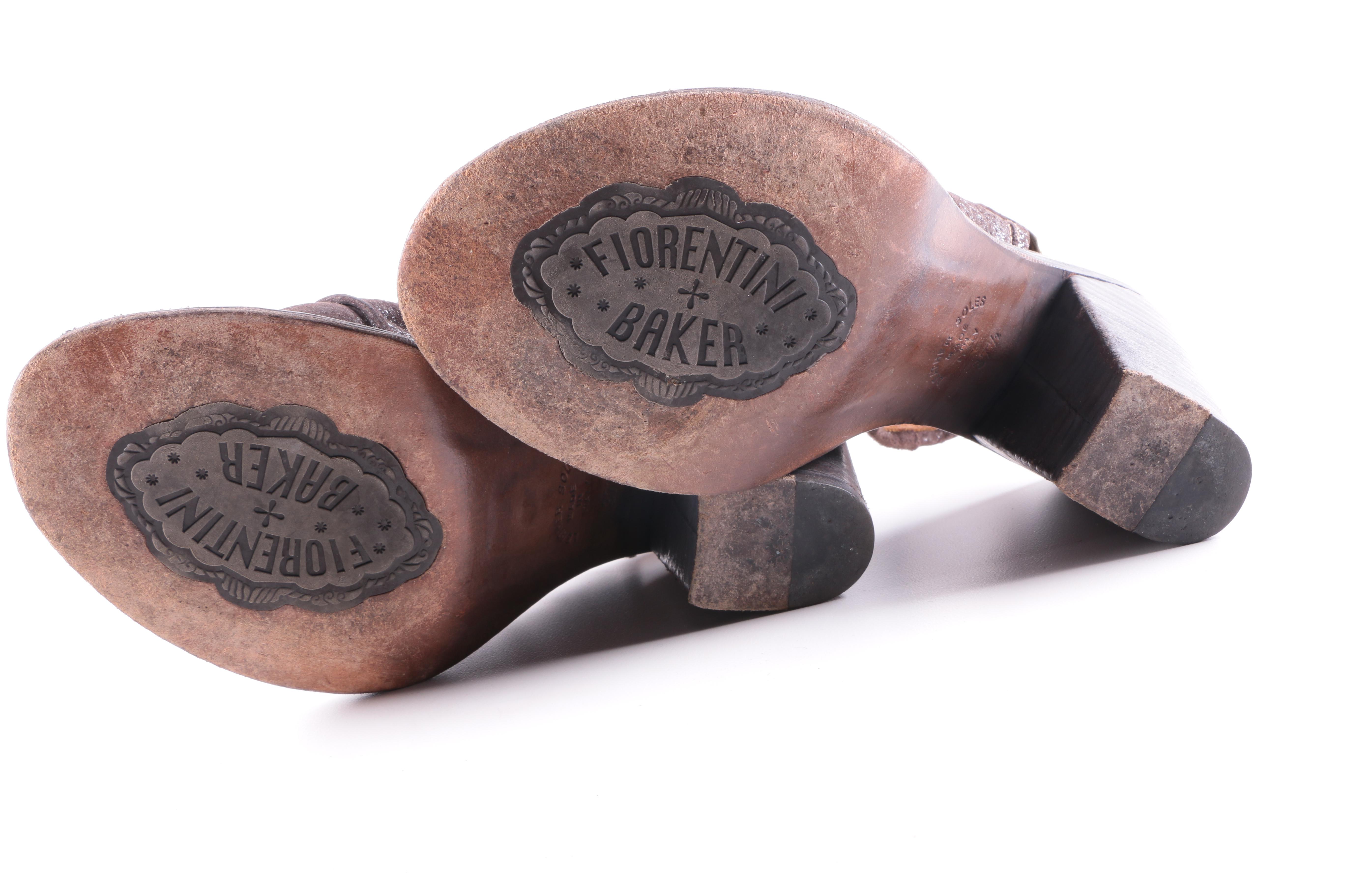 Women's Footware Including Leather Heels by Fiorentini Baker