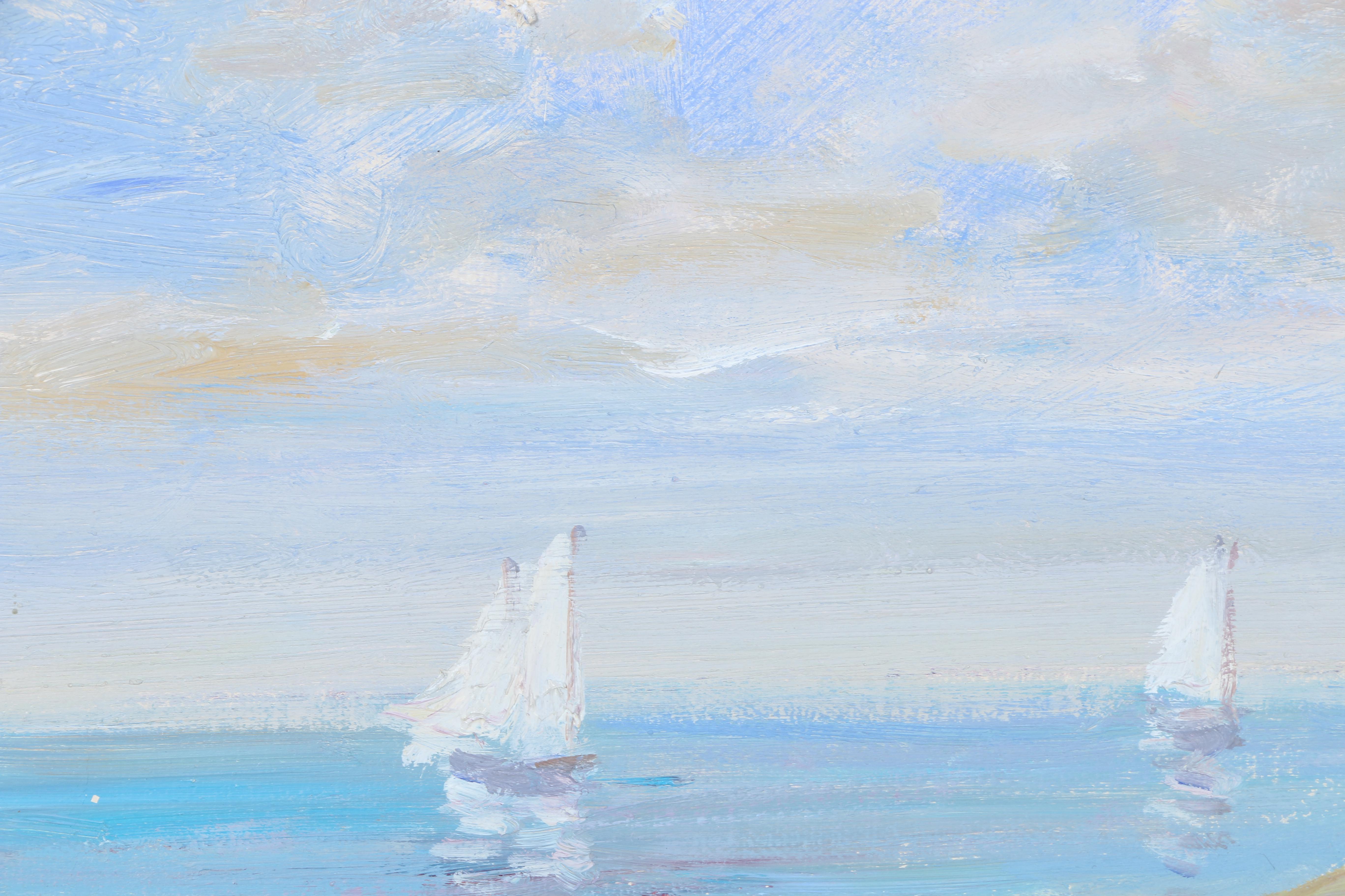 French Impressionistic Oil Painting on Canvas signed Du Rois