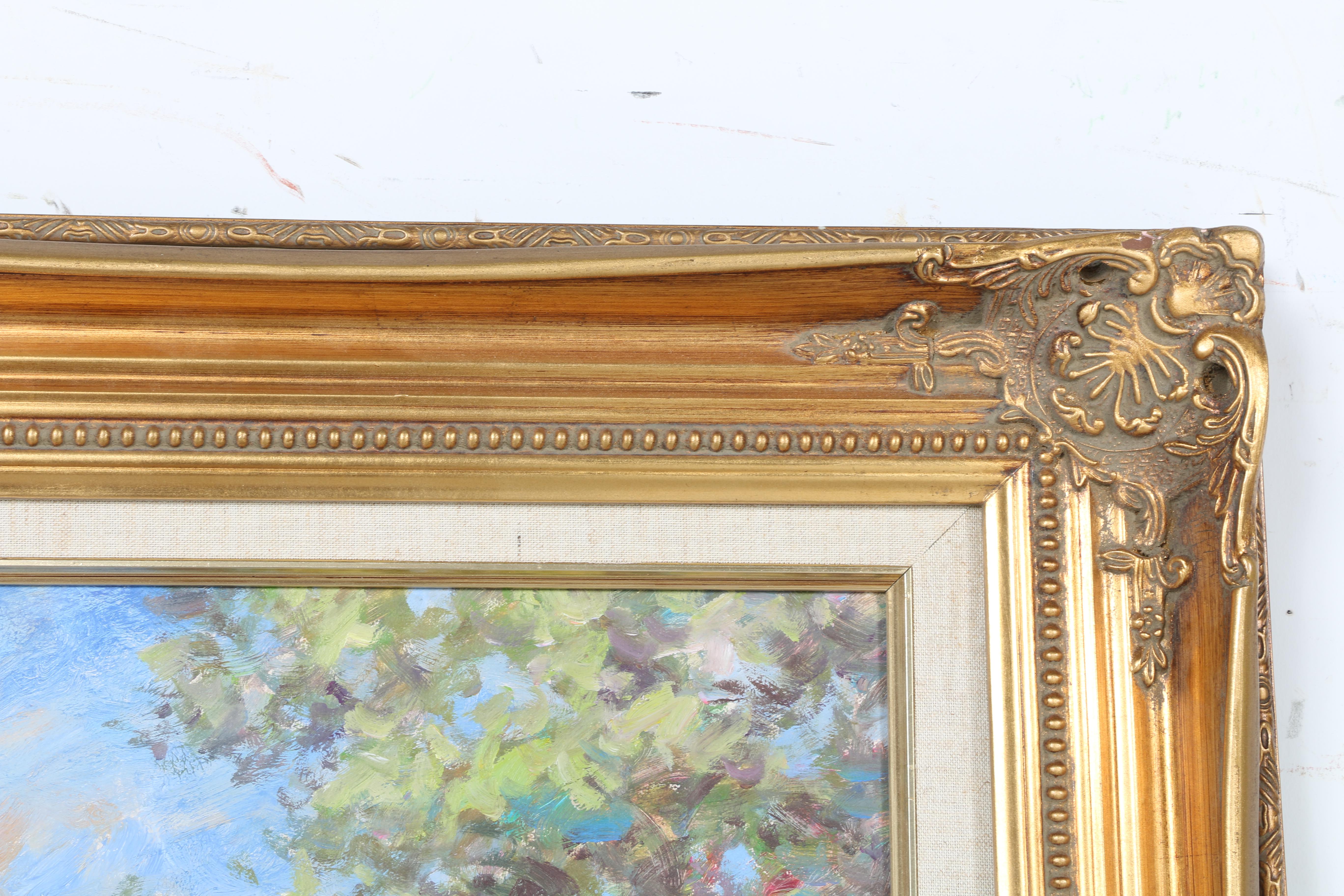 French Impressionistic Oil Painting on Canvas signed Du Rois