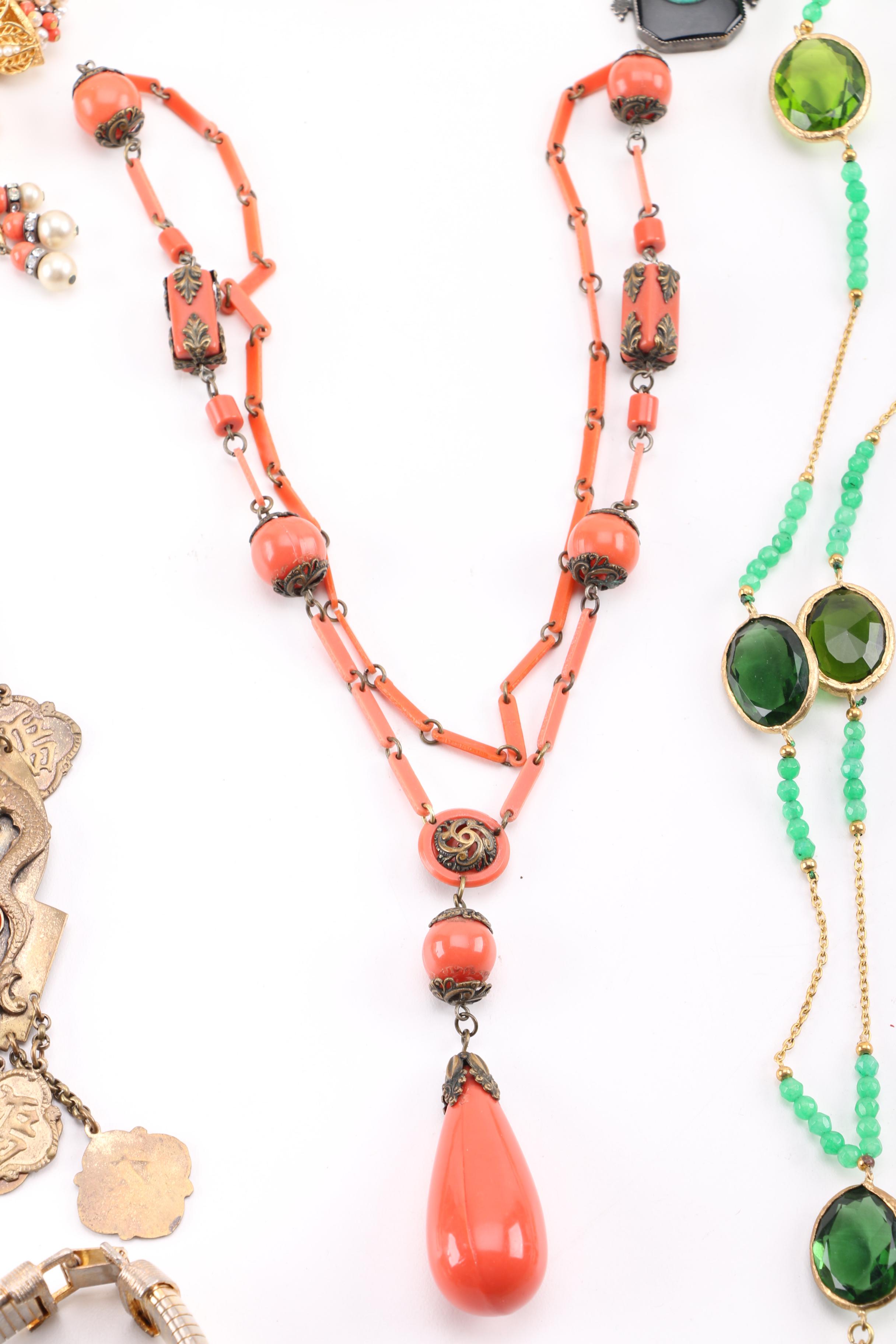 Vintage Jewelry Including Aventurine