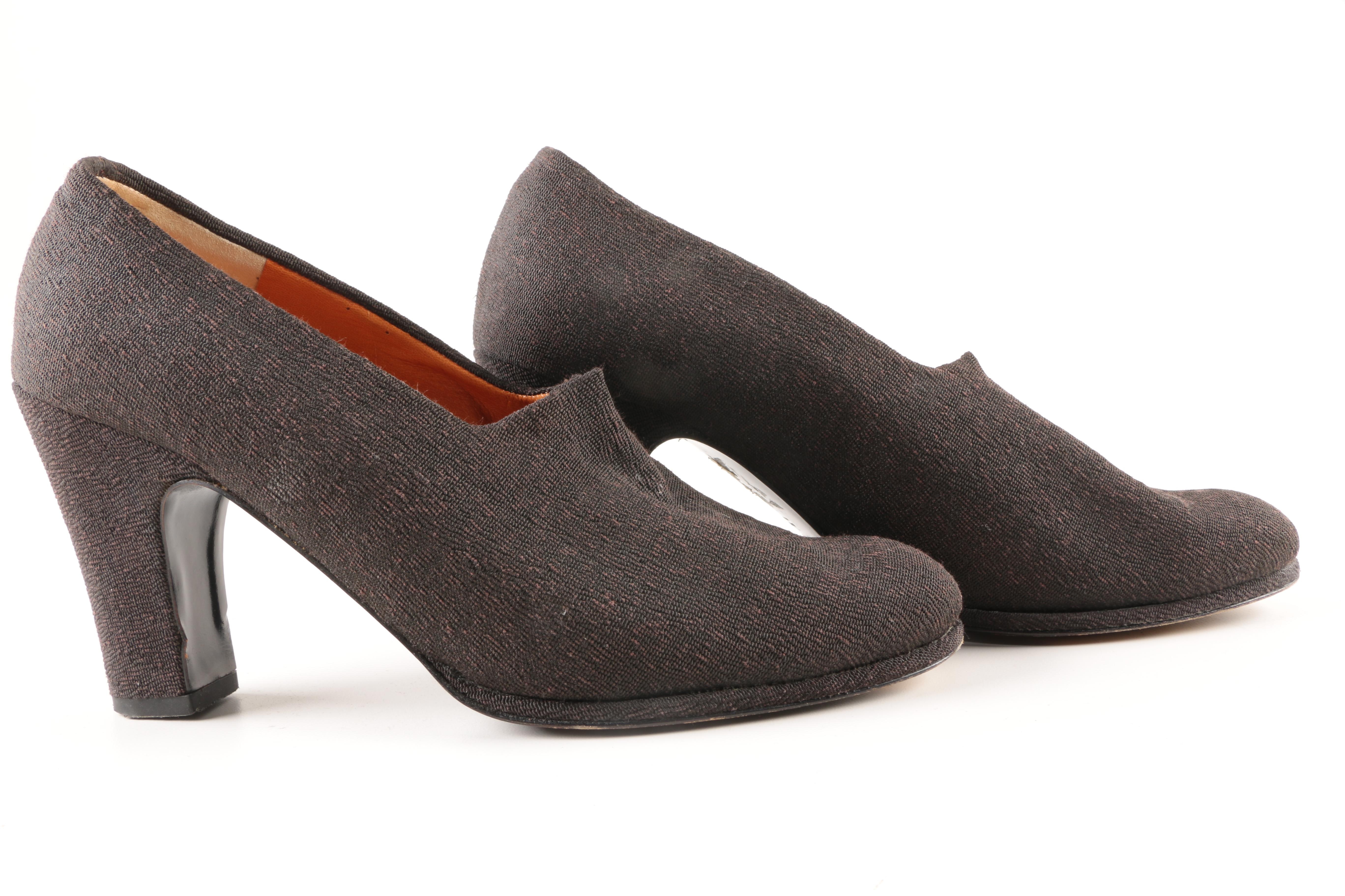 Robert Clergerie Dark Gray Pumps