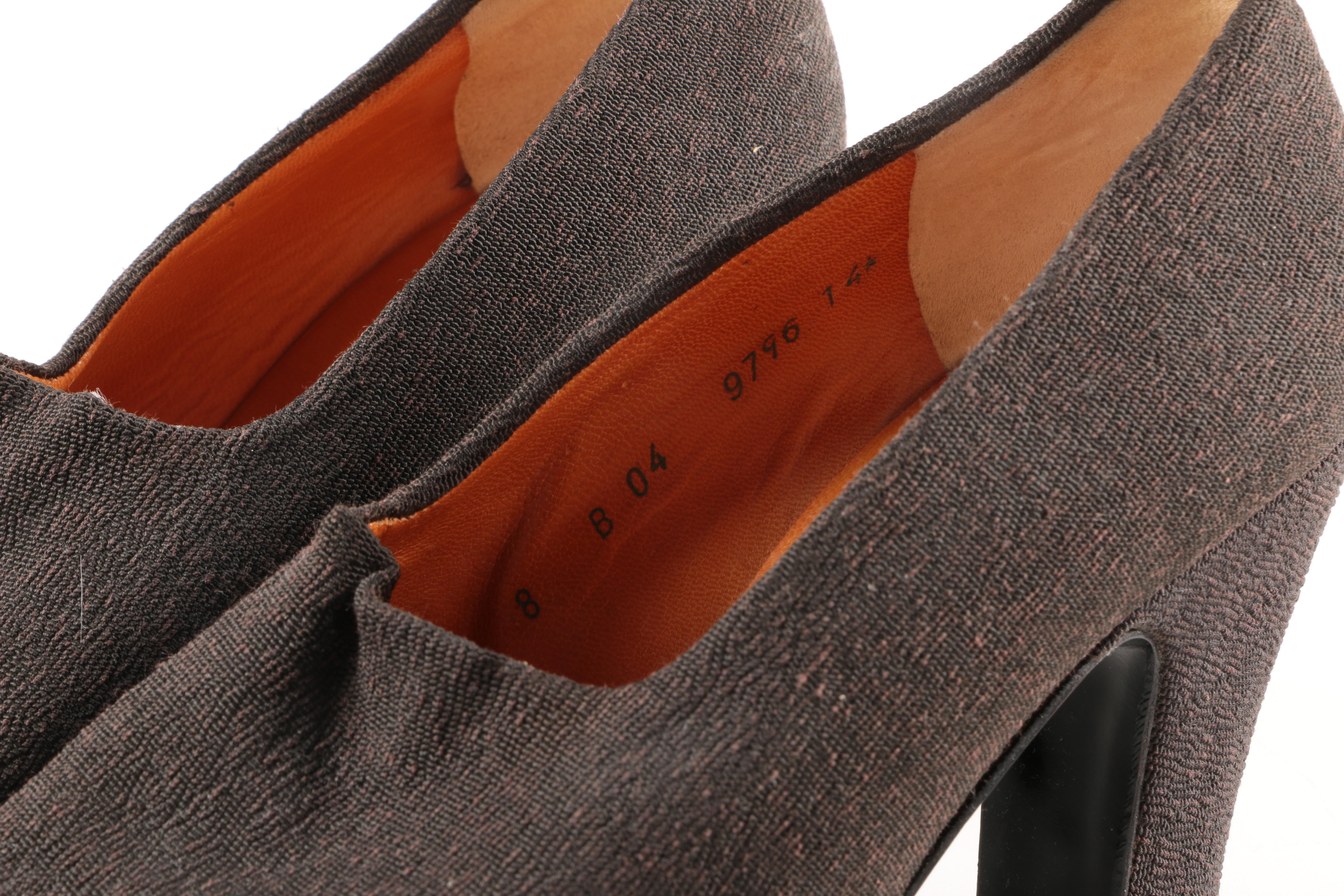 Robert Clergerie Dark Gray Pumps