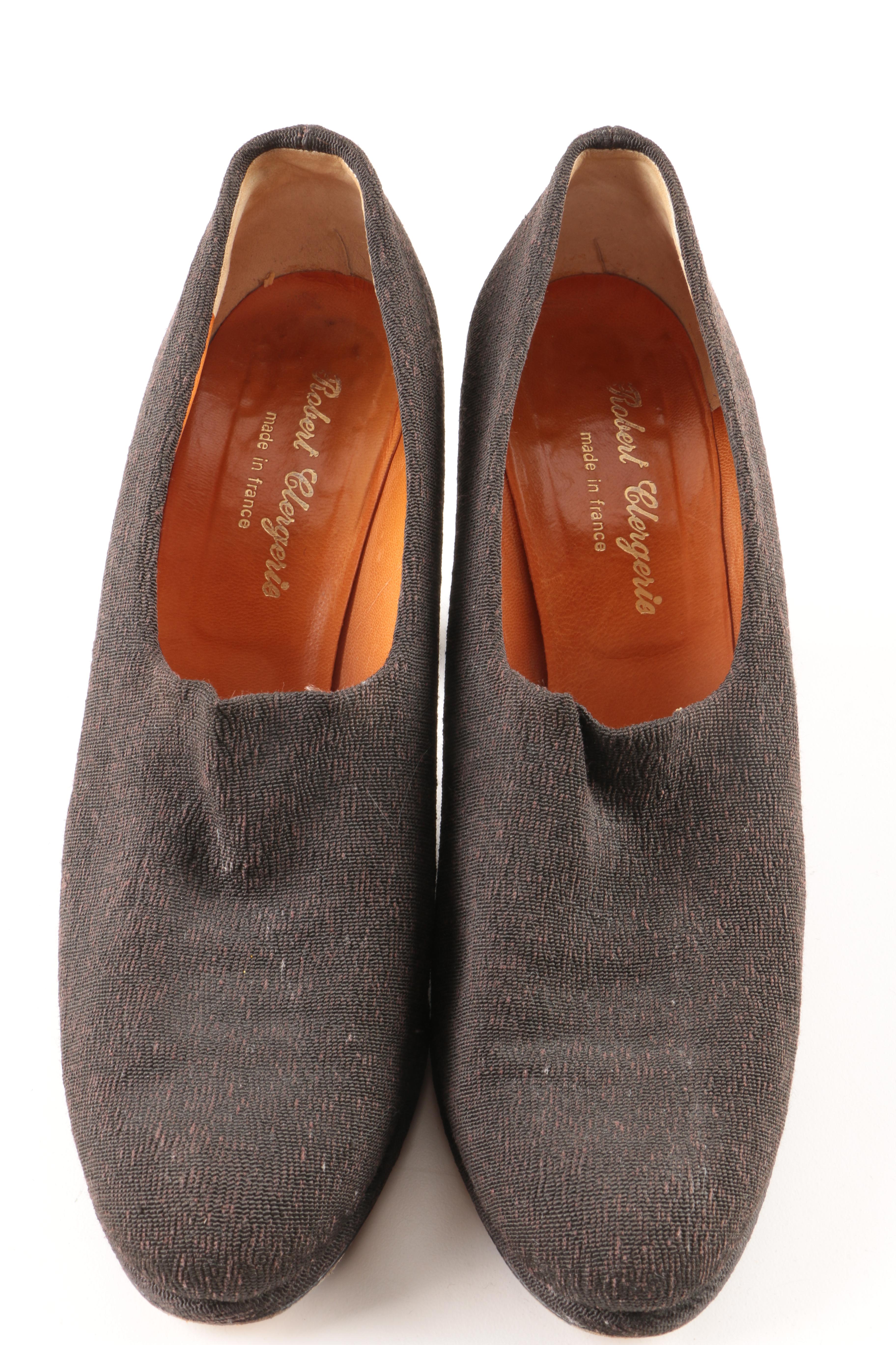 Robert Clergerie Dark Gray Pumps