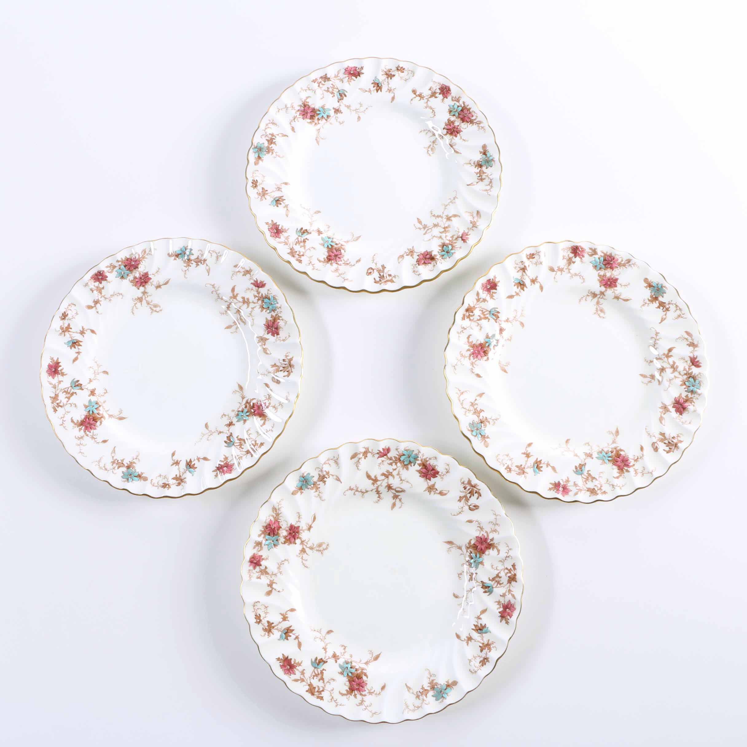 Minton "Ancestral" Porcelain Salad Plates