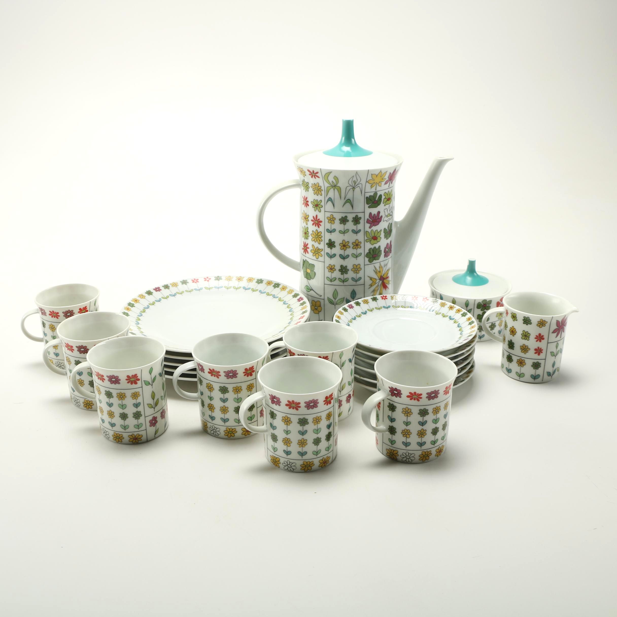 Rosenthal "Piemonte" Ceramic Tableware Designed by Emilio Pucci