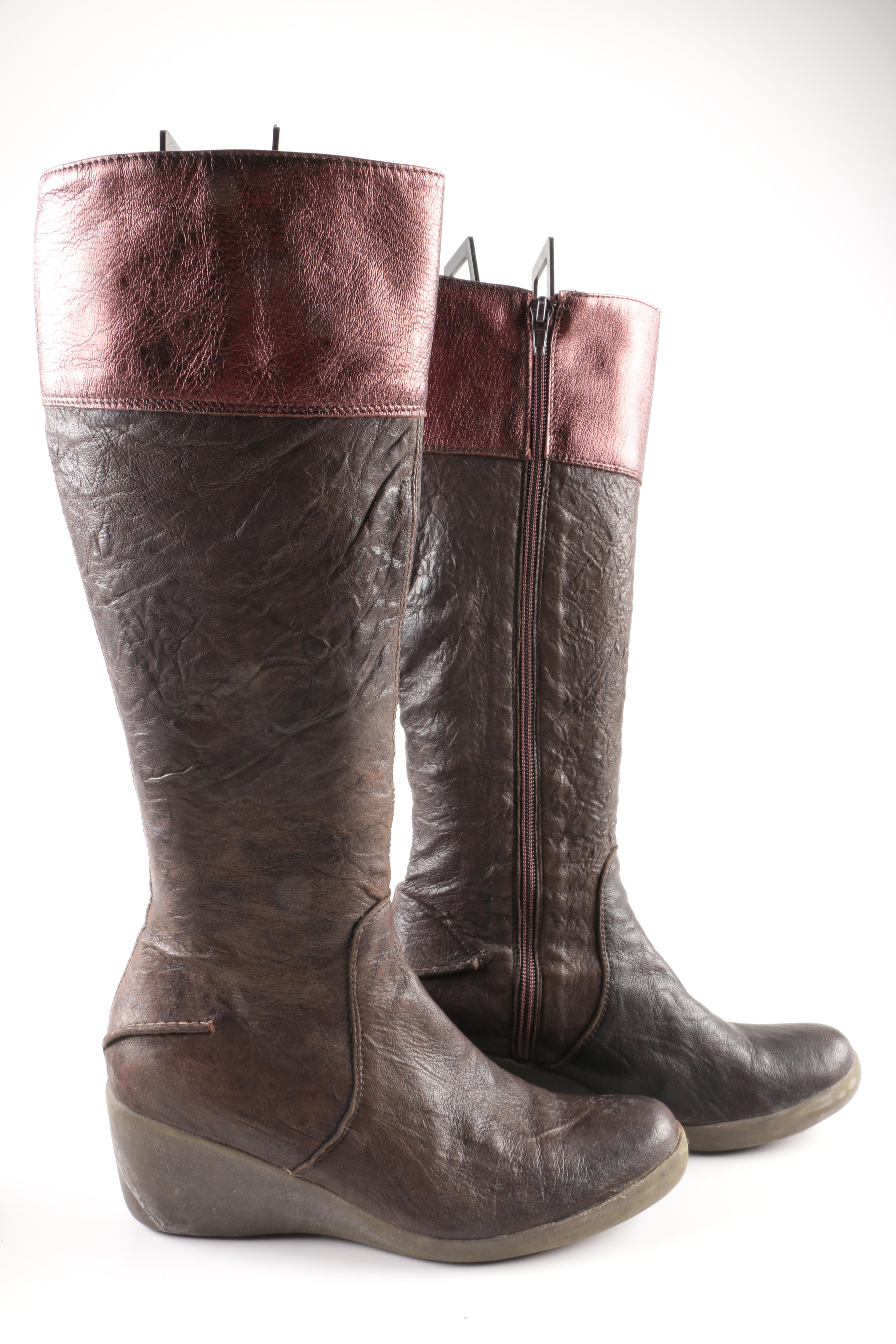 Women's Leather Boots Including KORS Michael Kors