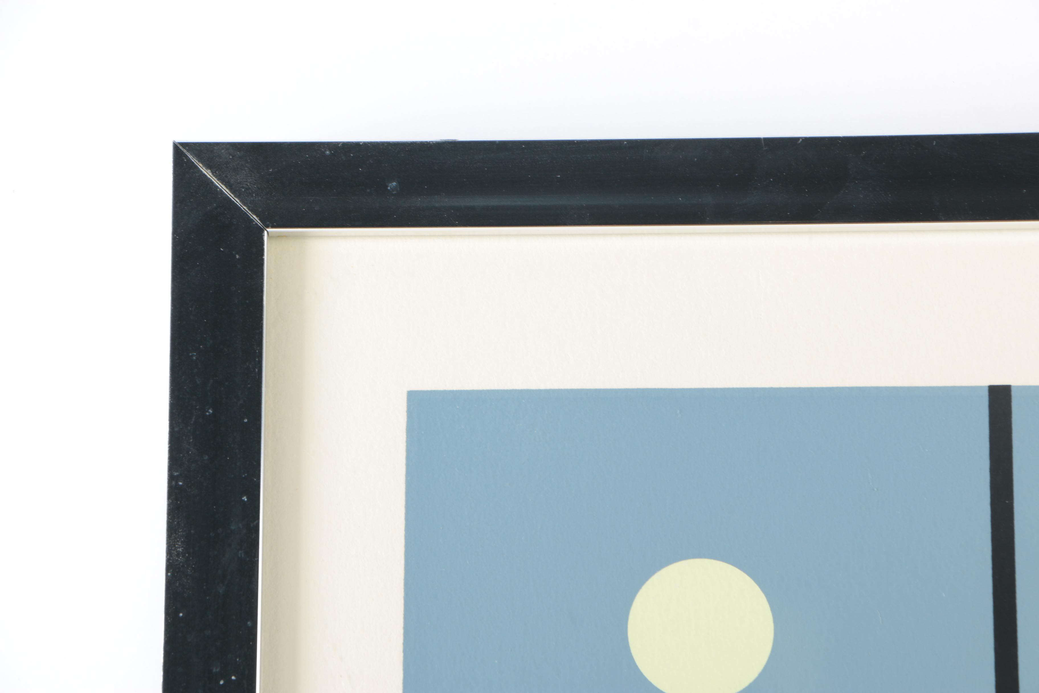 Charley Harper Limited Edition Serigraph Print on Paper "Skimmerscape"
