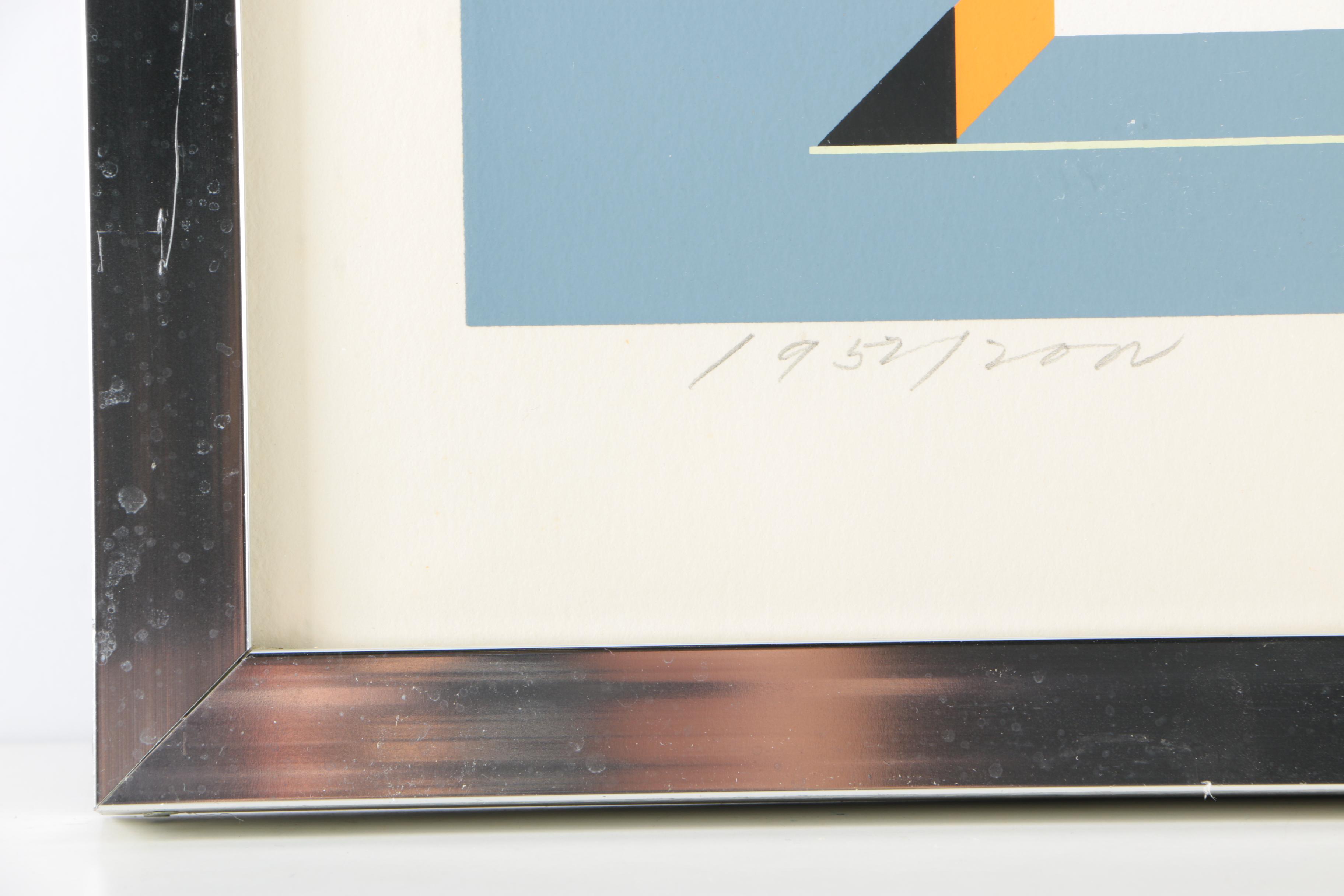 Charley Harper Limited Edition Serigraph Print on Paper "Skimmerscape"