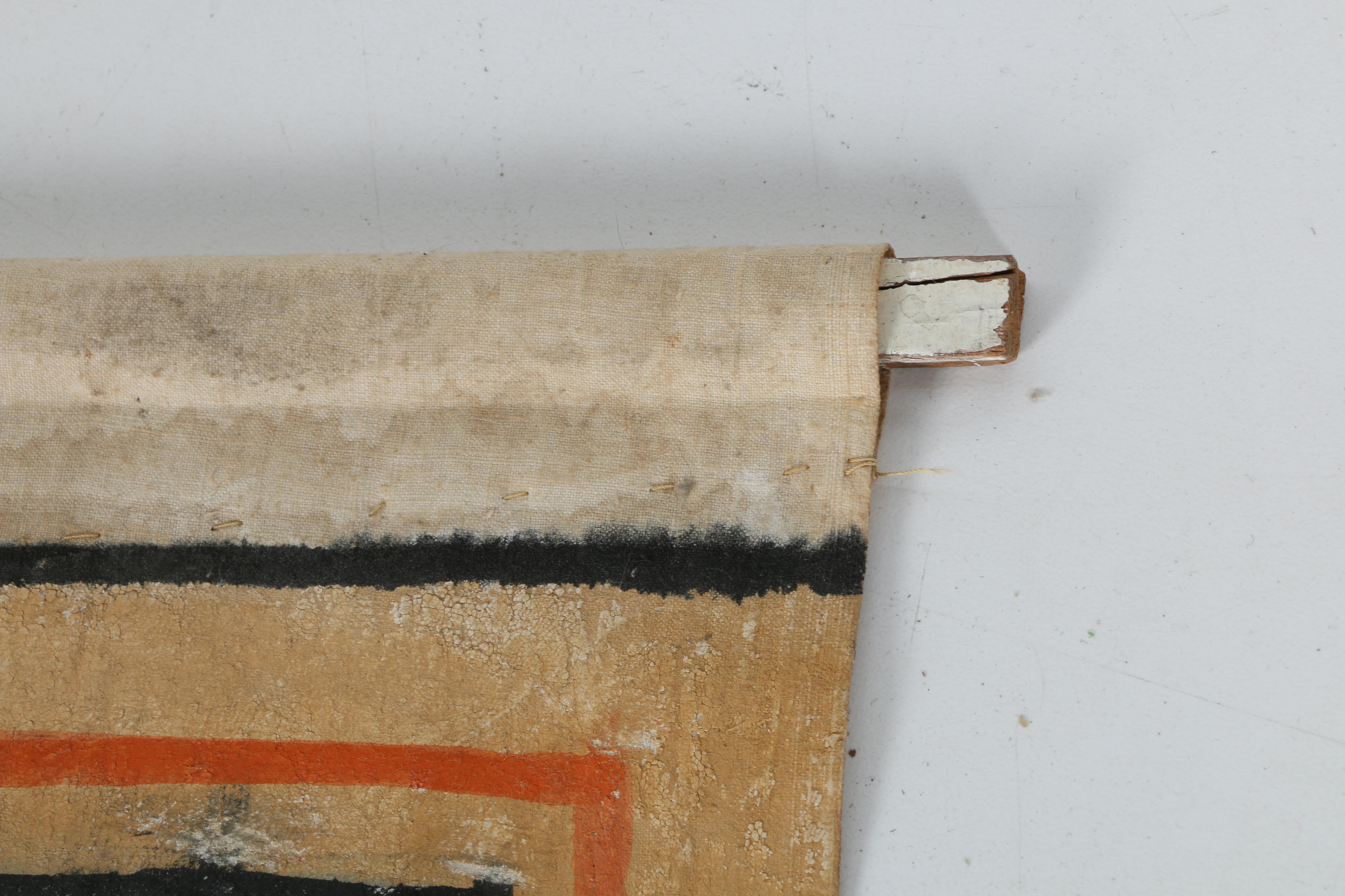 Southeast Asian Hand Painted Wall Hanging