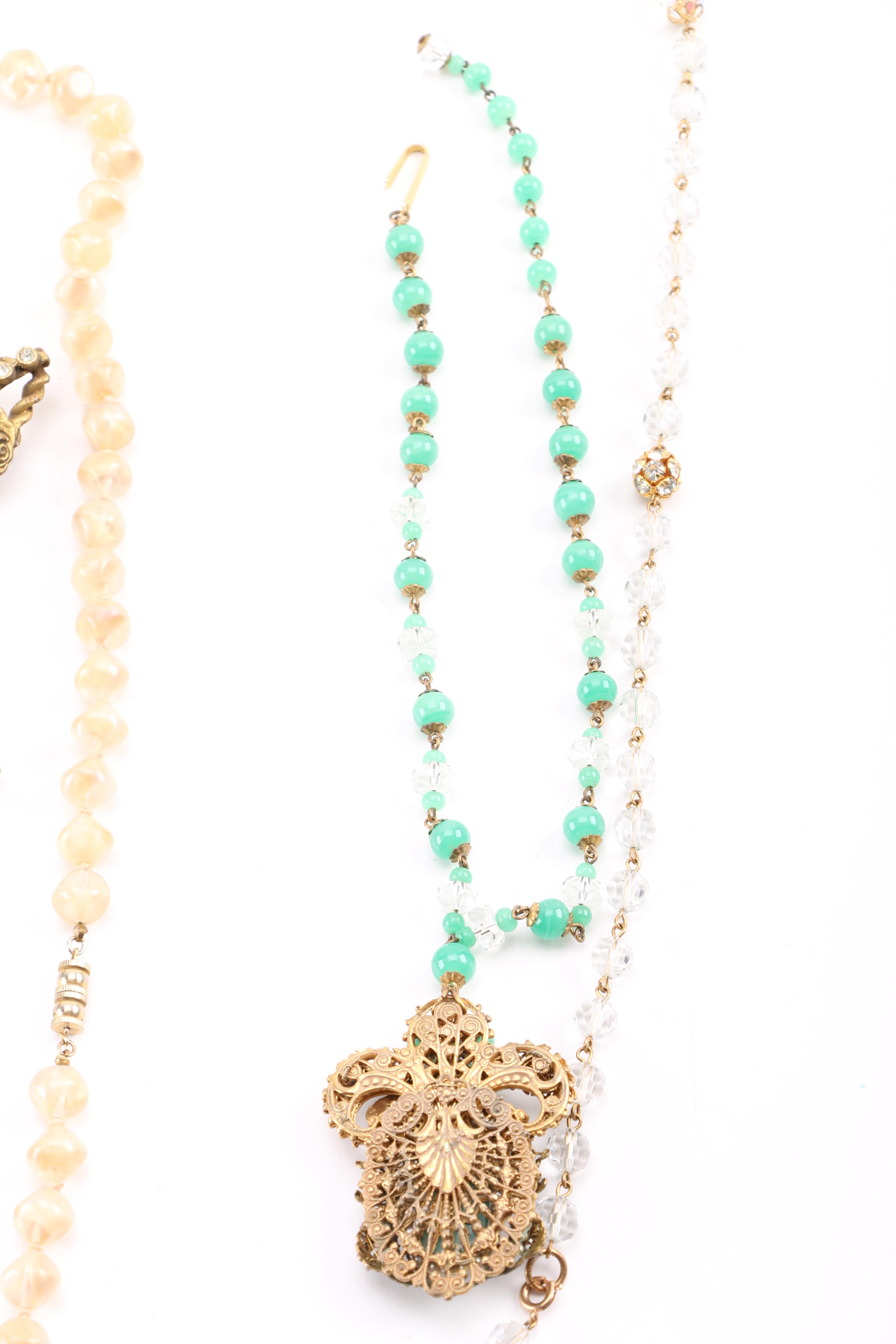 Vintage Beaded Costume Jewelry