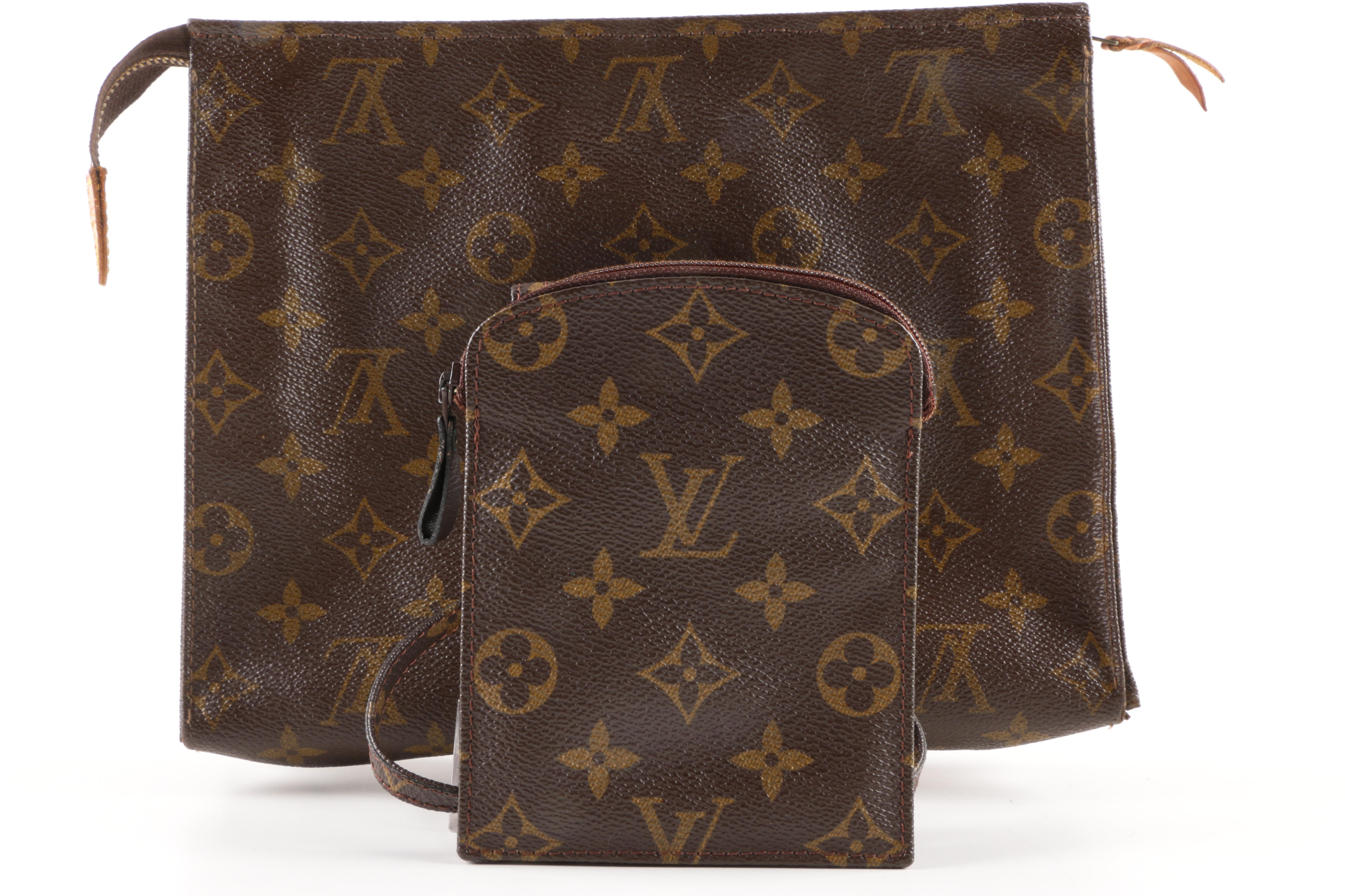 1980s Louis Vuitton Monogram Canvas Accessories