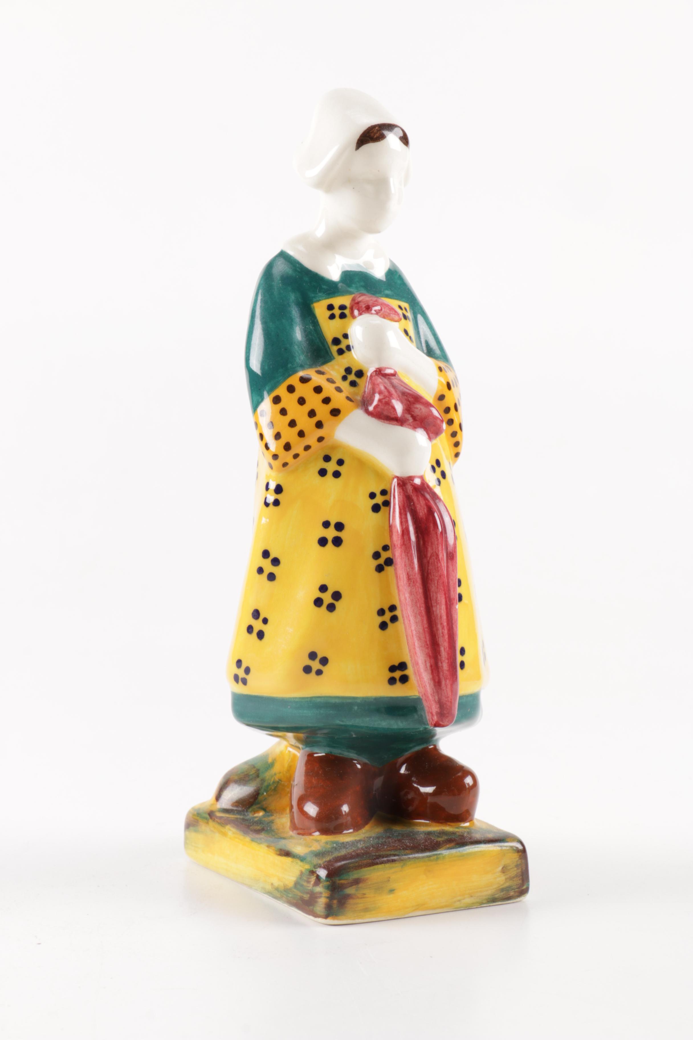 Henriot Quimper Ceramic Figurines