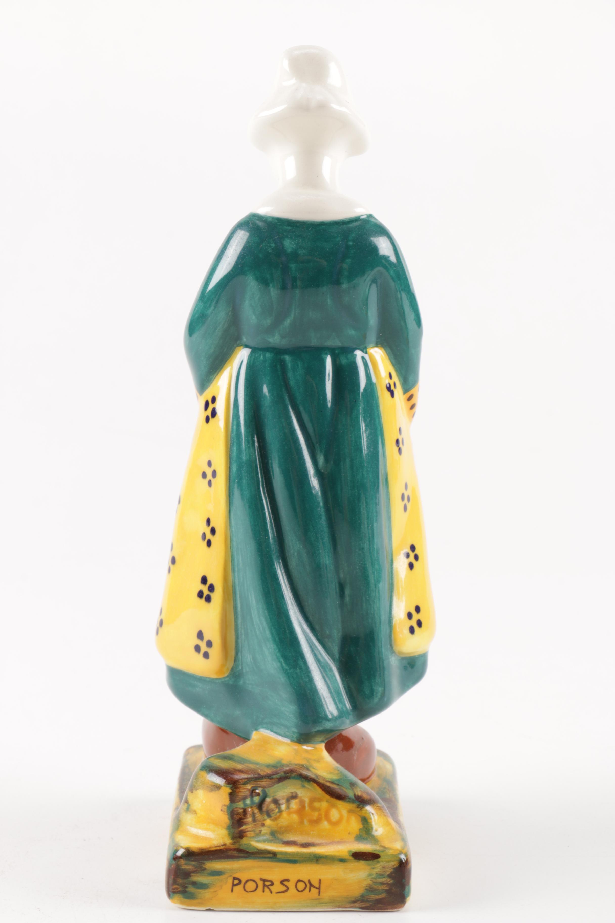 Henriot Quimper Ceramic Figurines