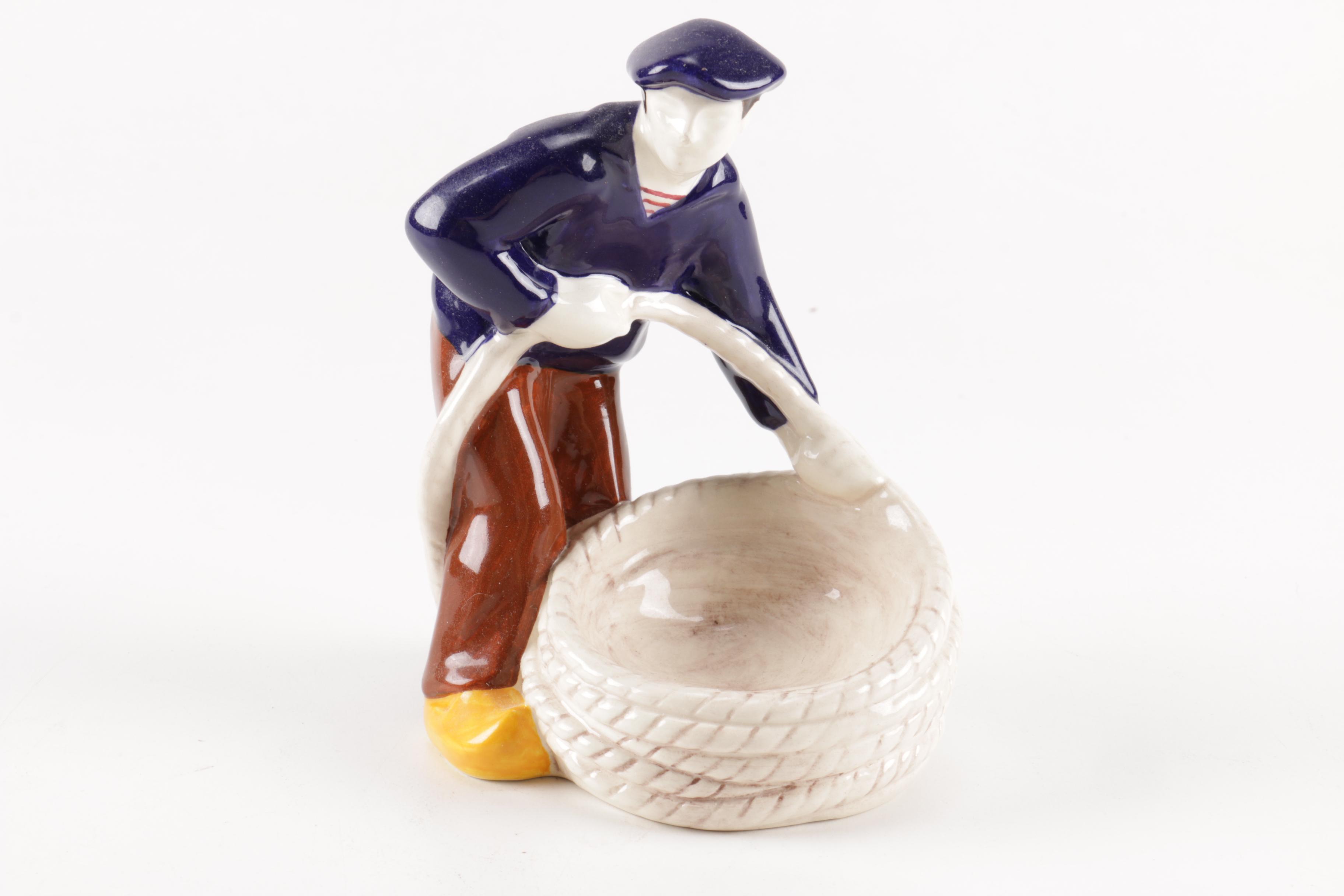 Henriot Quimper Ceramic Figurines