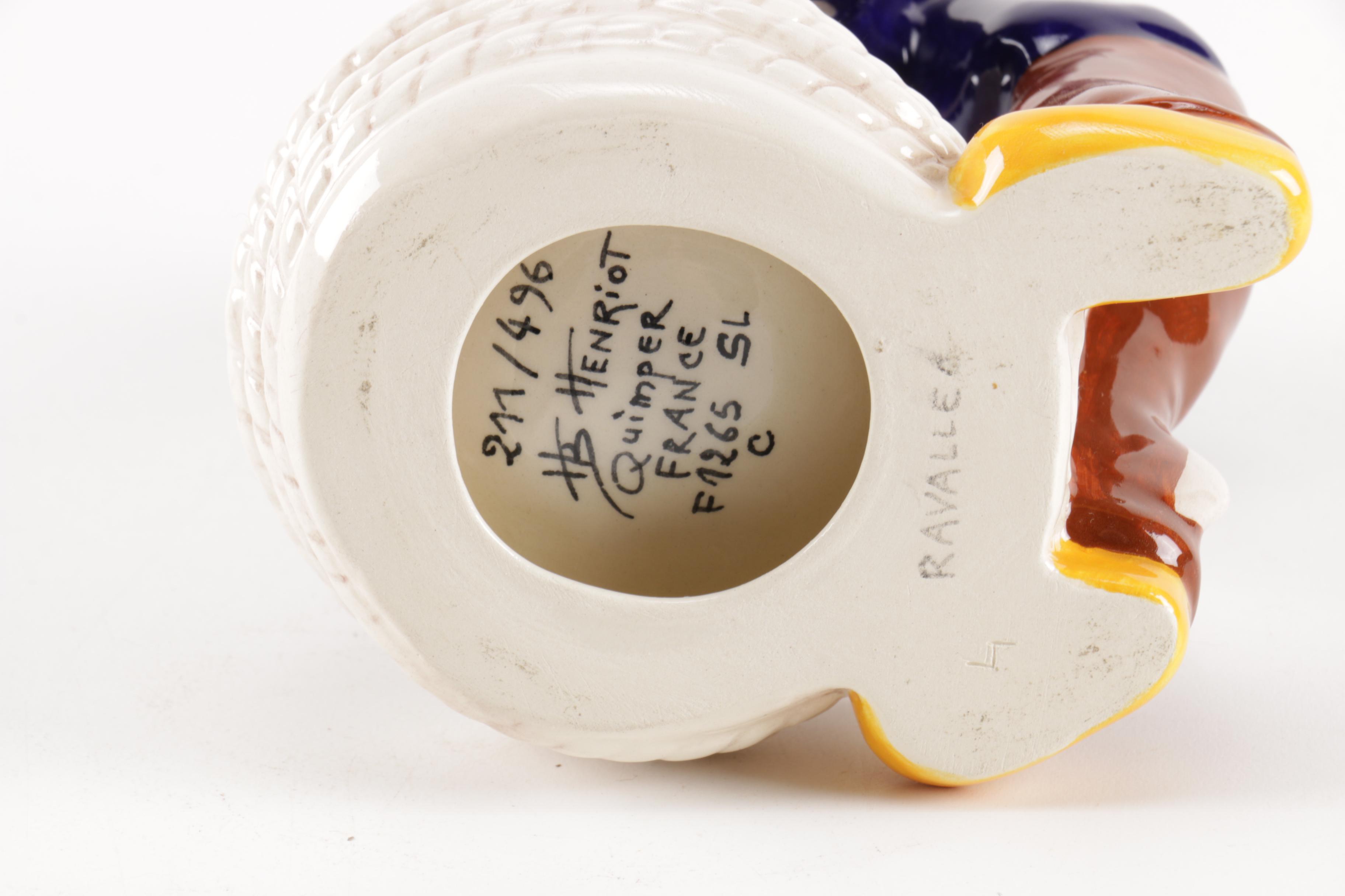 Henriot Quimper Ceramic Figurines