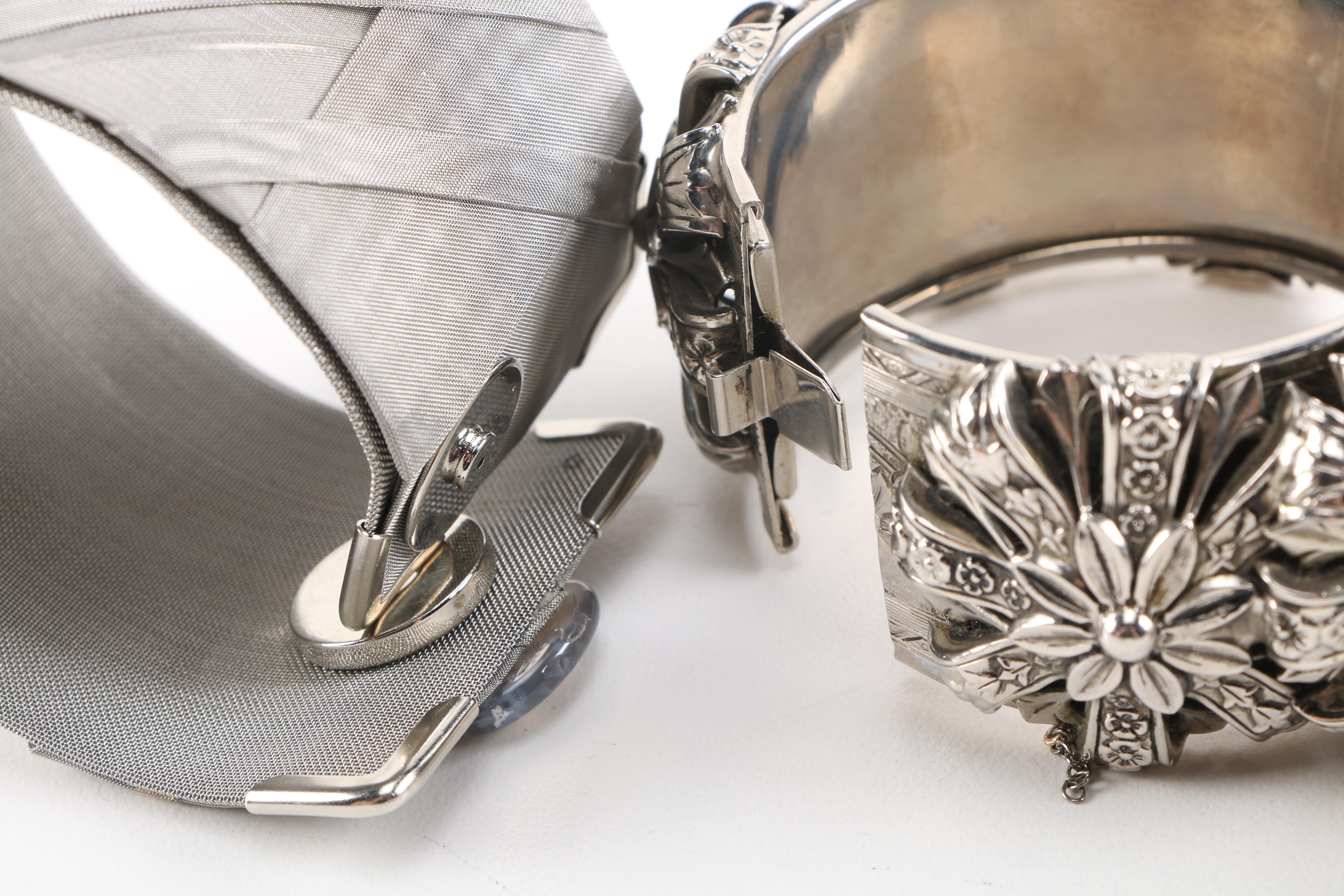 Silver and Gold Tone Costume Jewelry Including Kramer