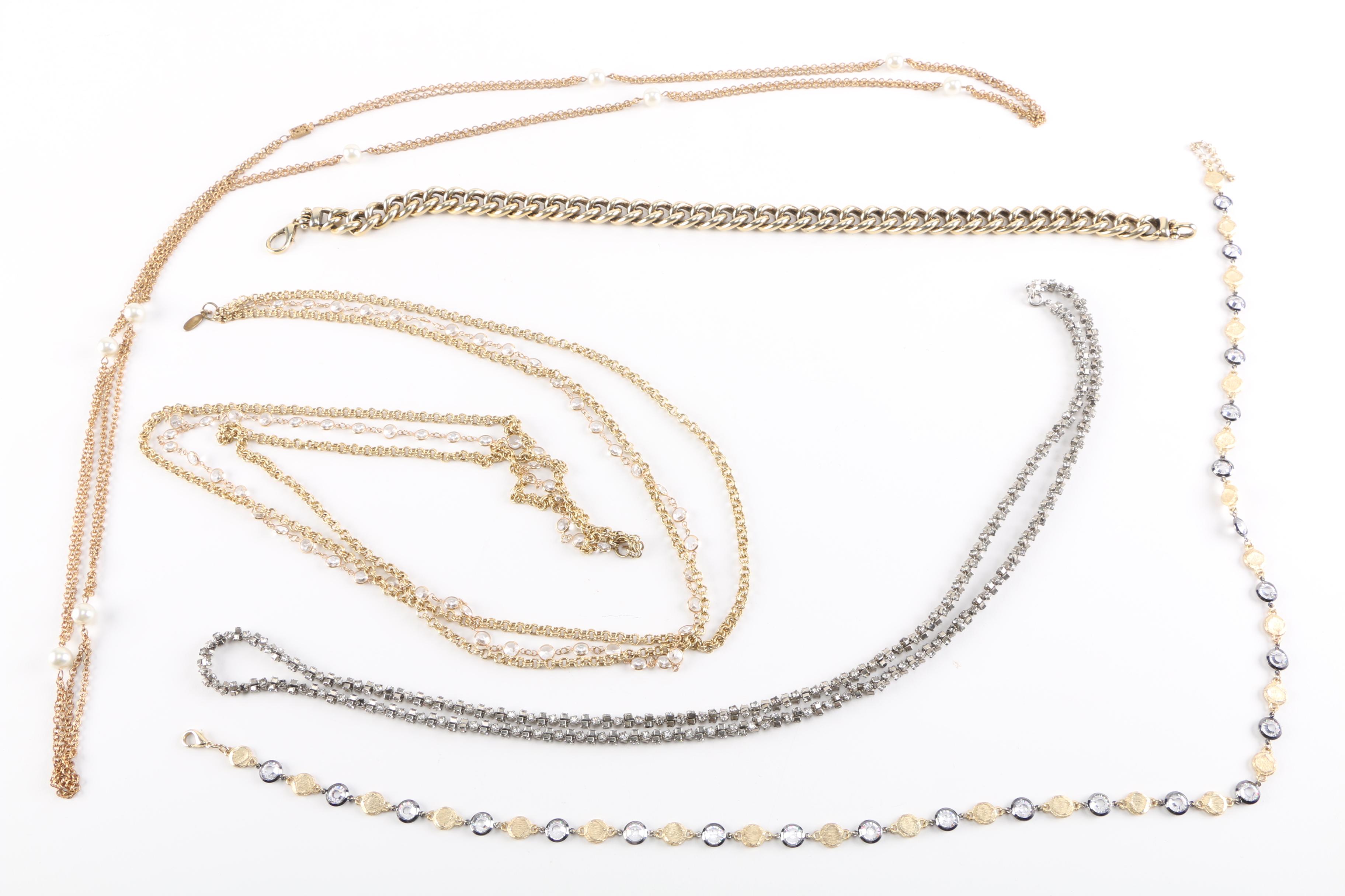 Silver and Gold Tone Costume Jewelry Including Kramer