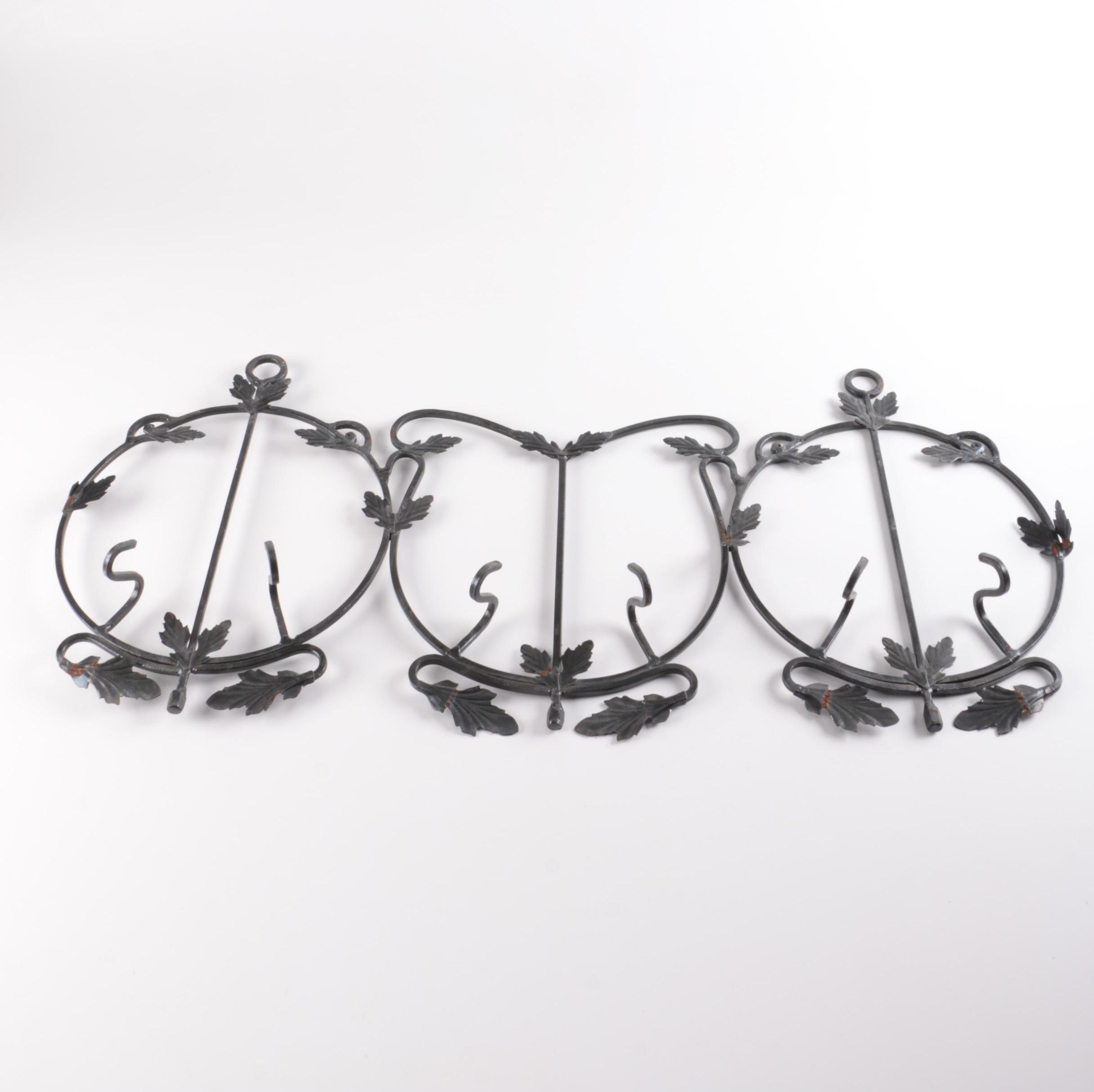 Cast Iron Metal Wall Rack