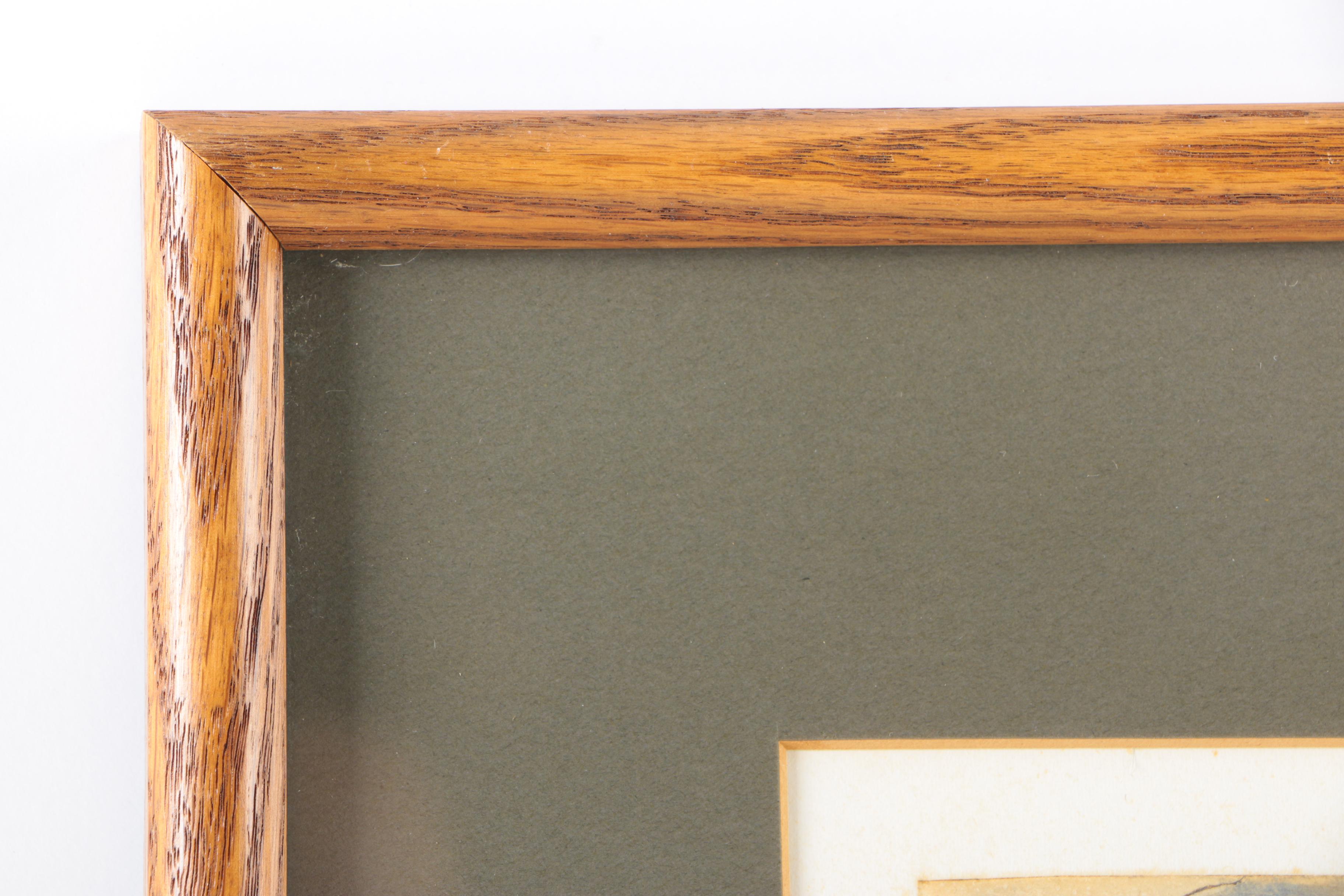 M. Albritton Artist Proof Intaglio Print on Paper "Catch Of The Day"